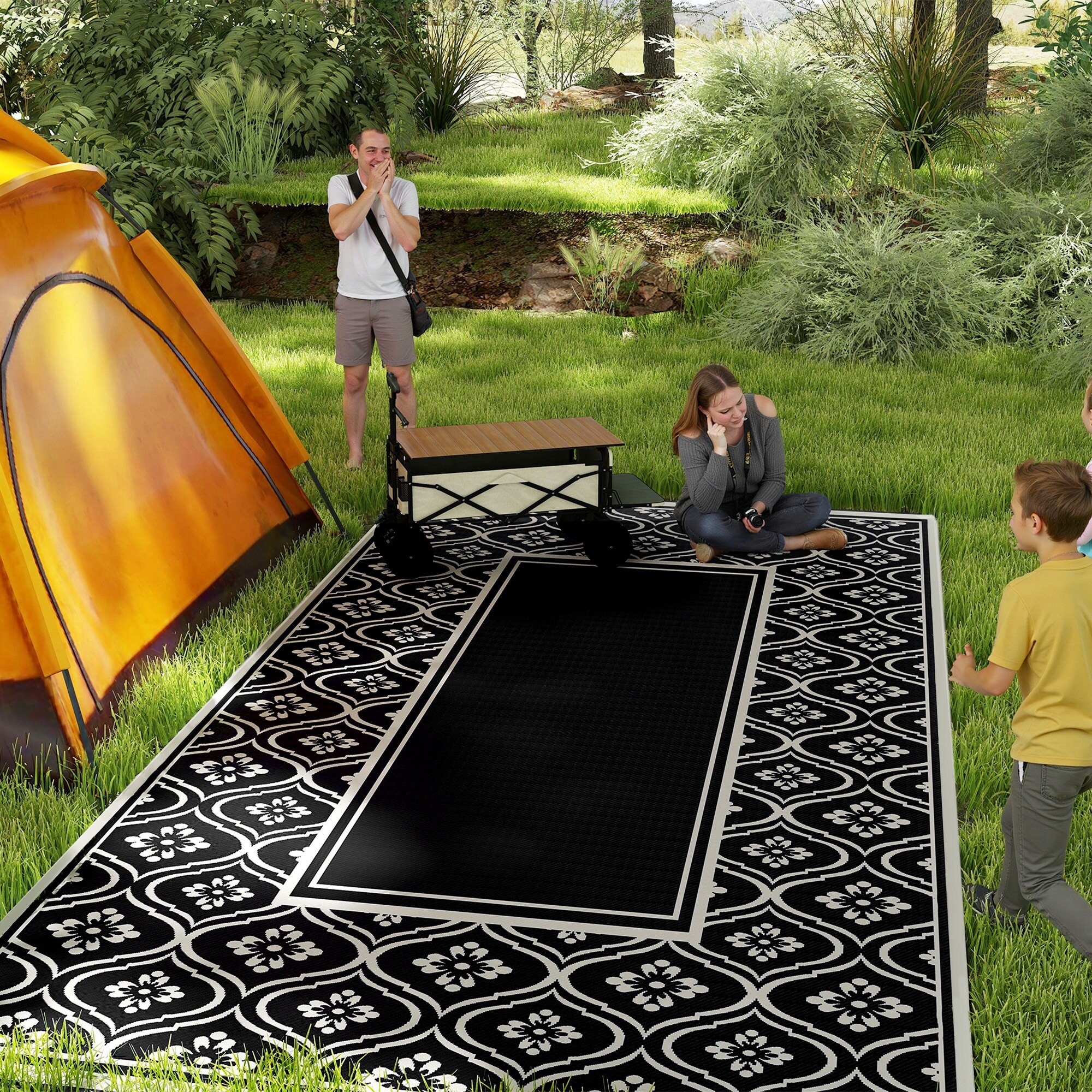 Outsunny 84J-064V02BK rugs - View #2