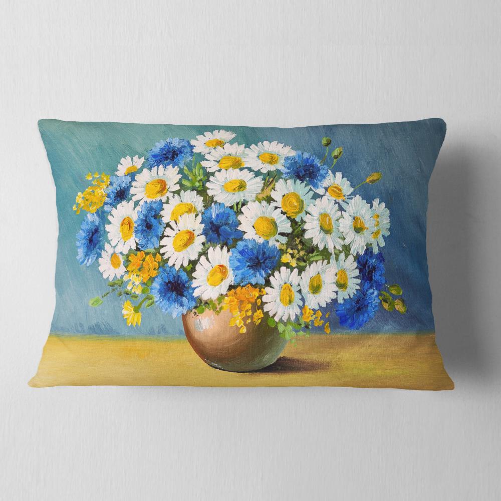 Designart CU6230-12-20 12-in x 20-in White Indoor Decorative Pillow