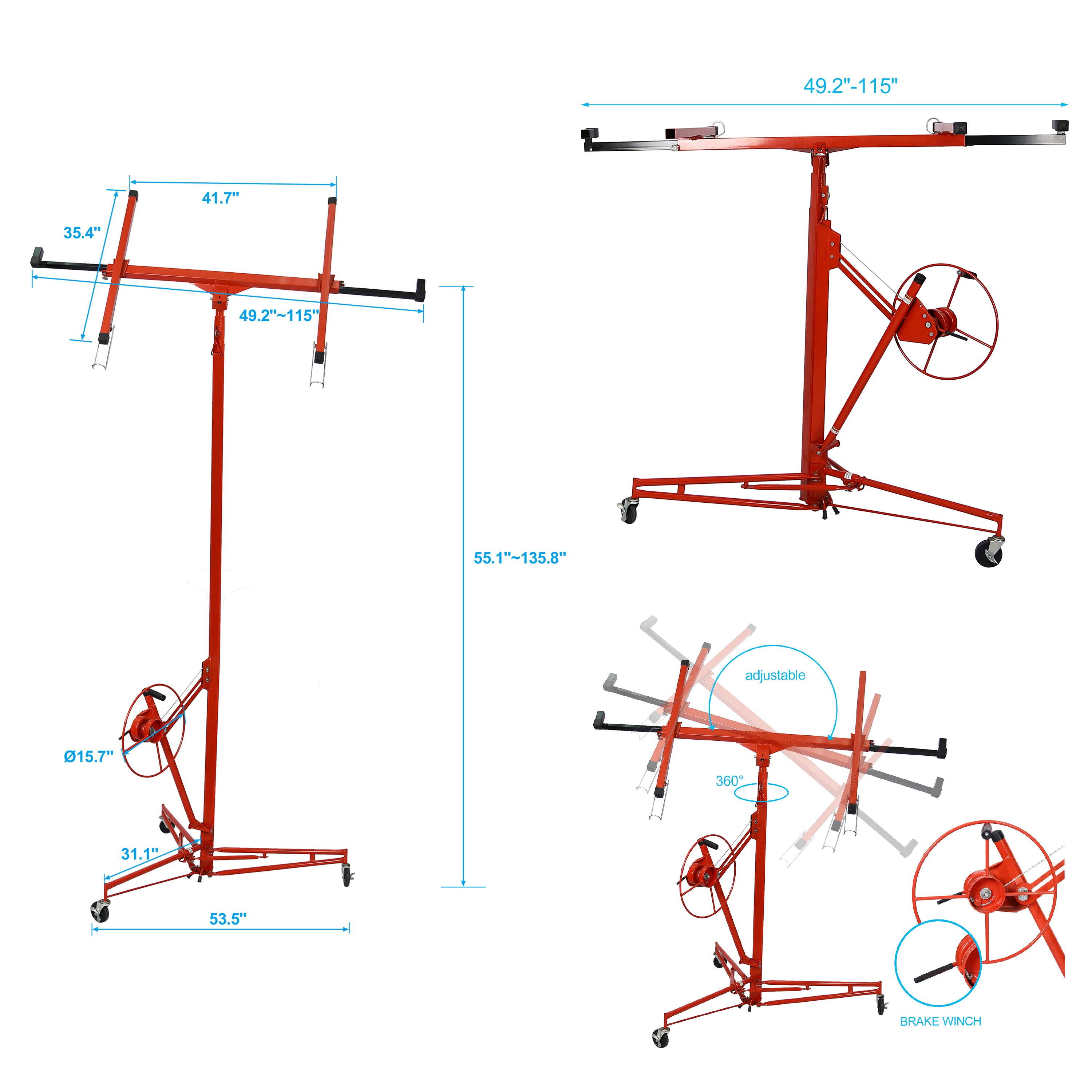 AHIOU HOME ZAAHG-37282 Drywall-Panel-Carriers - View #9
