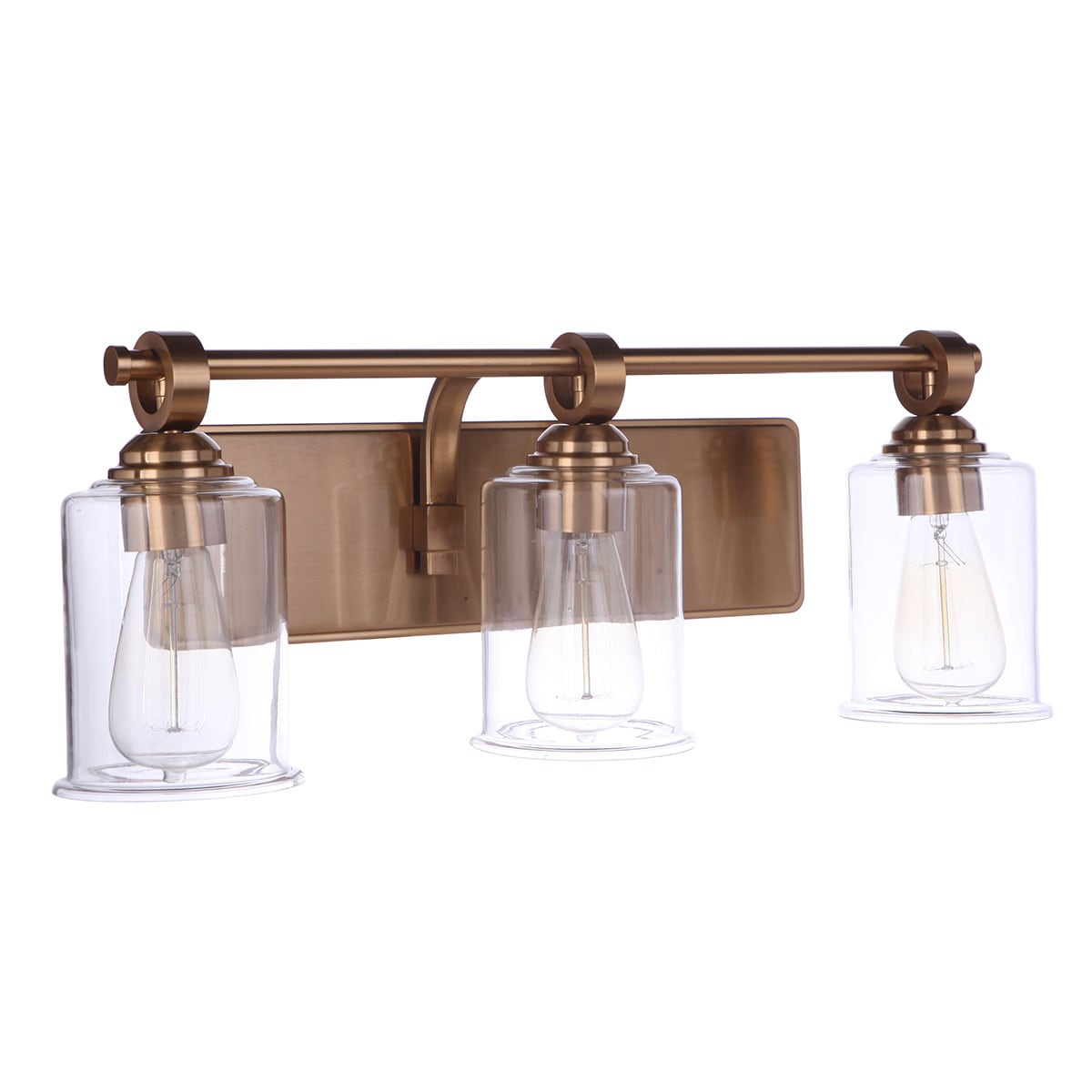 Craftmade 56403-SB Romero 24.38-in 3 -Light Satin Brass Transitional Vanity light