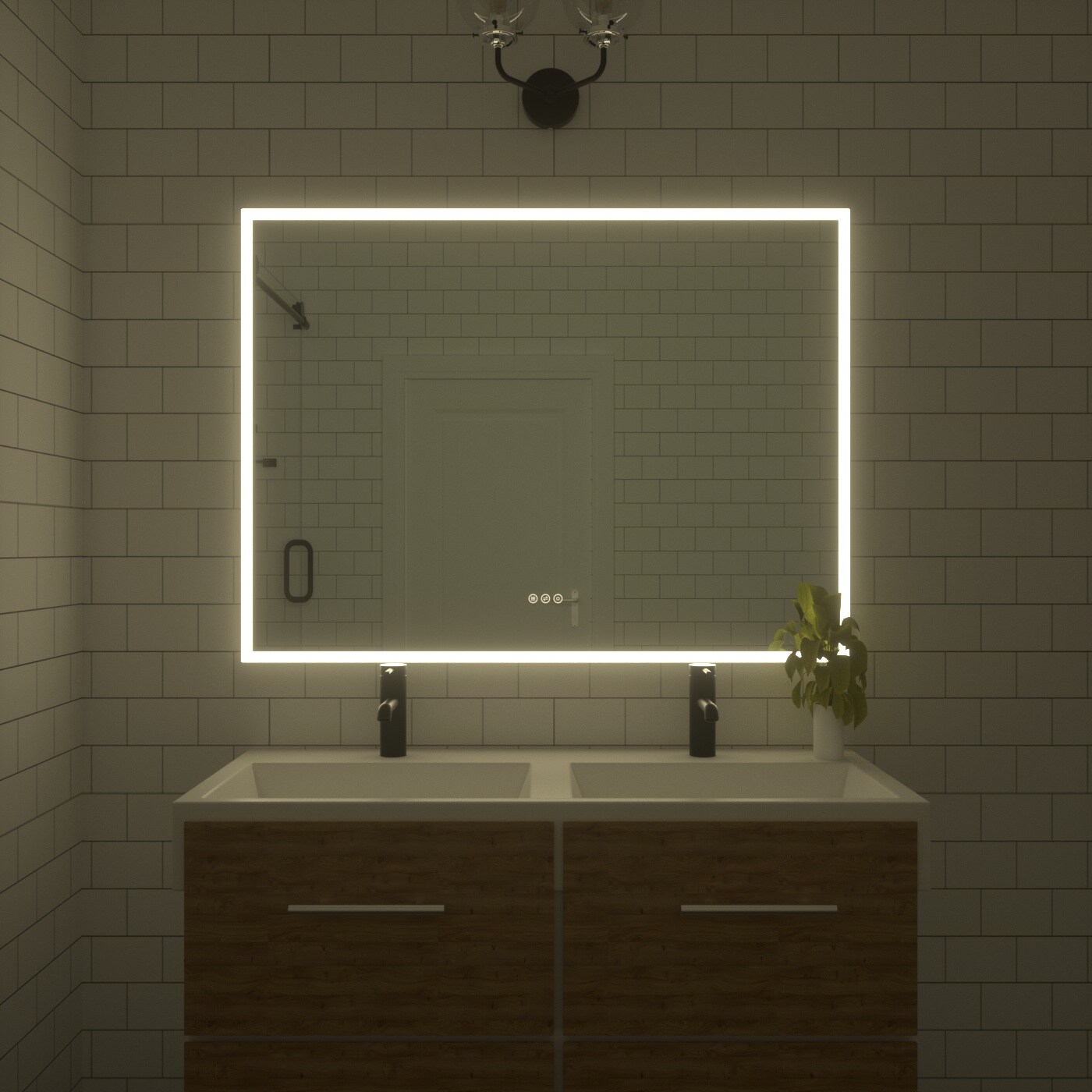 Bayfeve BFKF-4836C4-MIR Framed-Bath-Mirrors - View #18