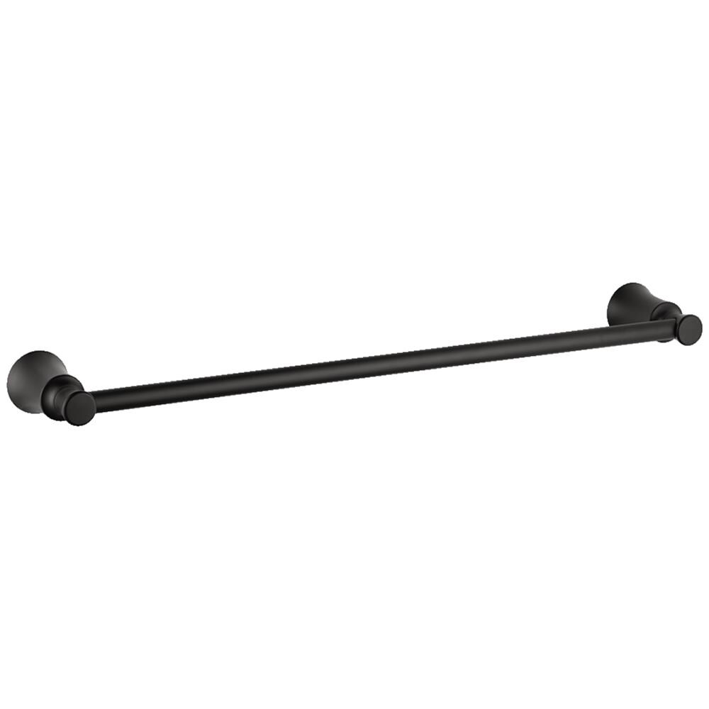 Hansgrohe Joleena 24-in Matte Black Wall Mount Single Towel Bar at ...