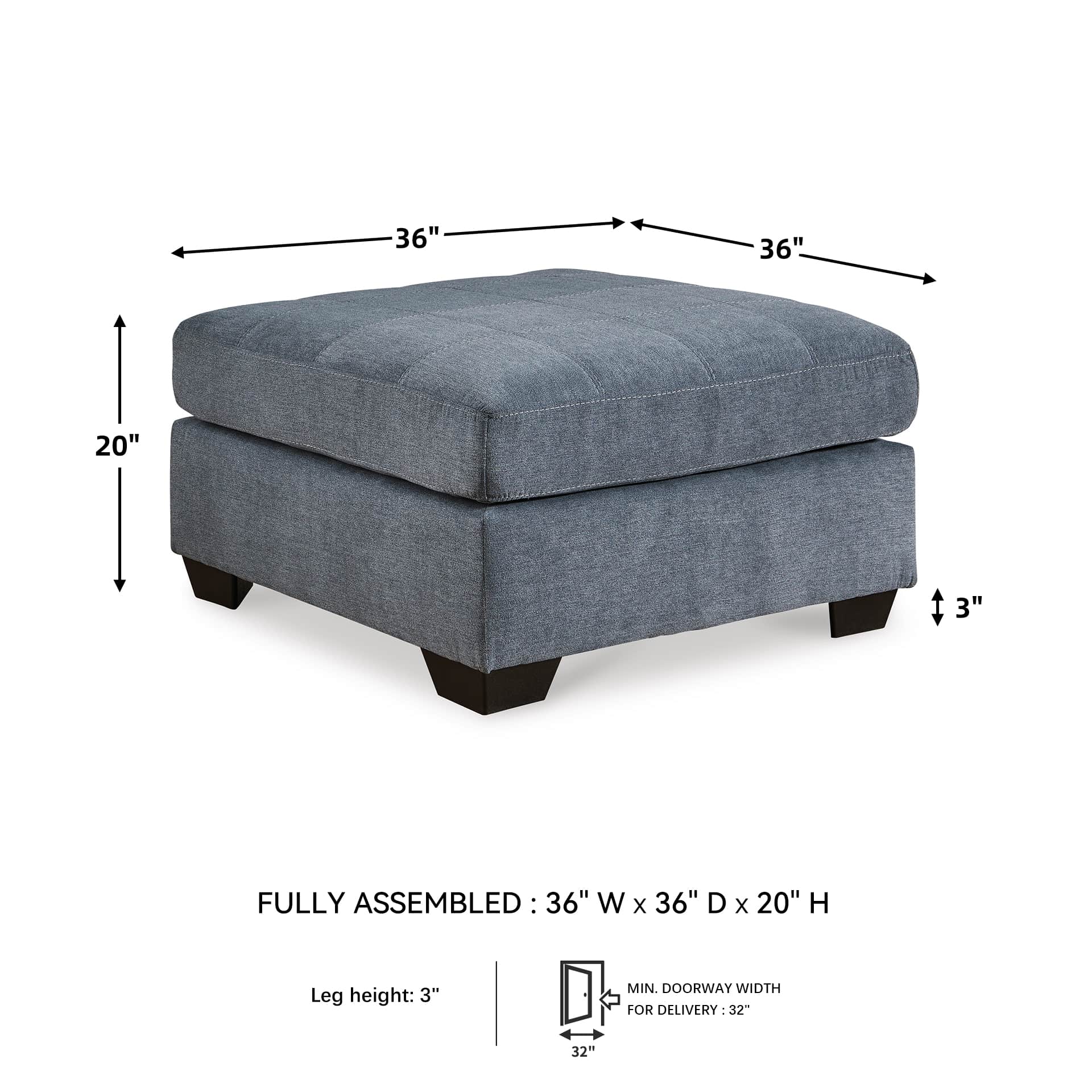 Signature Design by Ashley 5530308 Indoor-Ottomans - View #4