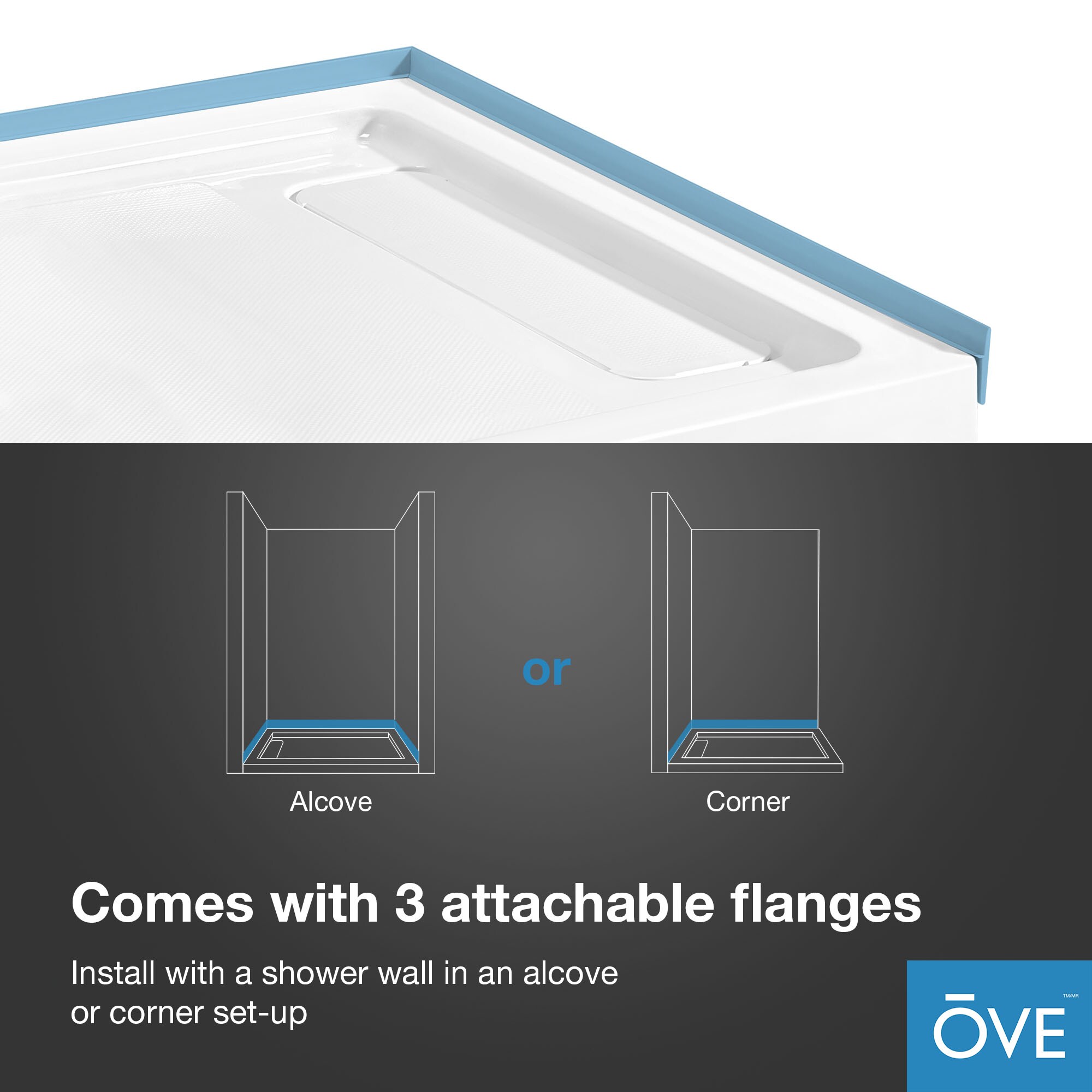 OVE Decors 15SBR-ADEN40-WHT Shower-Floors - View #9