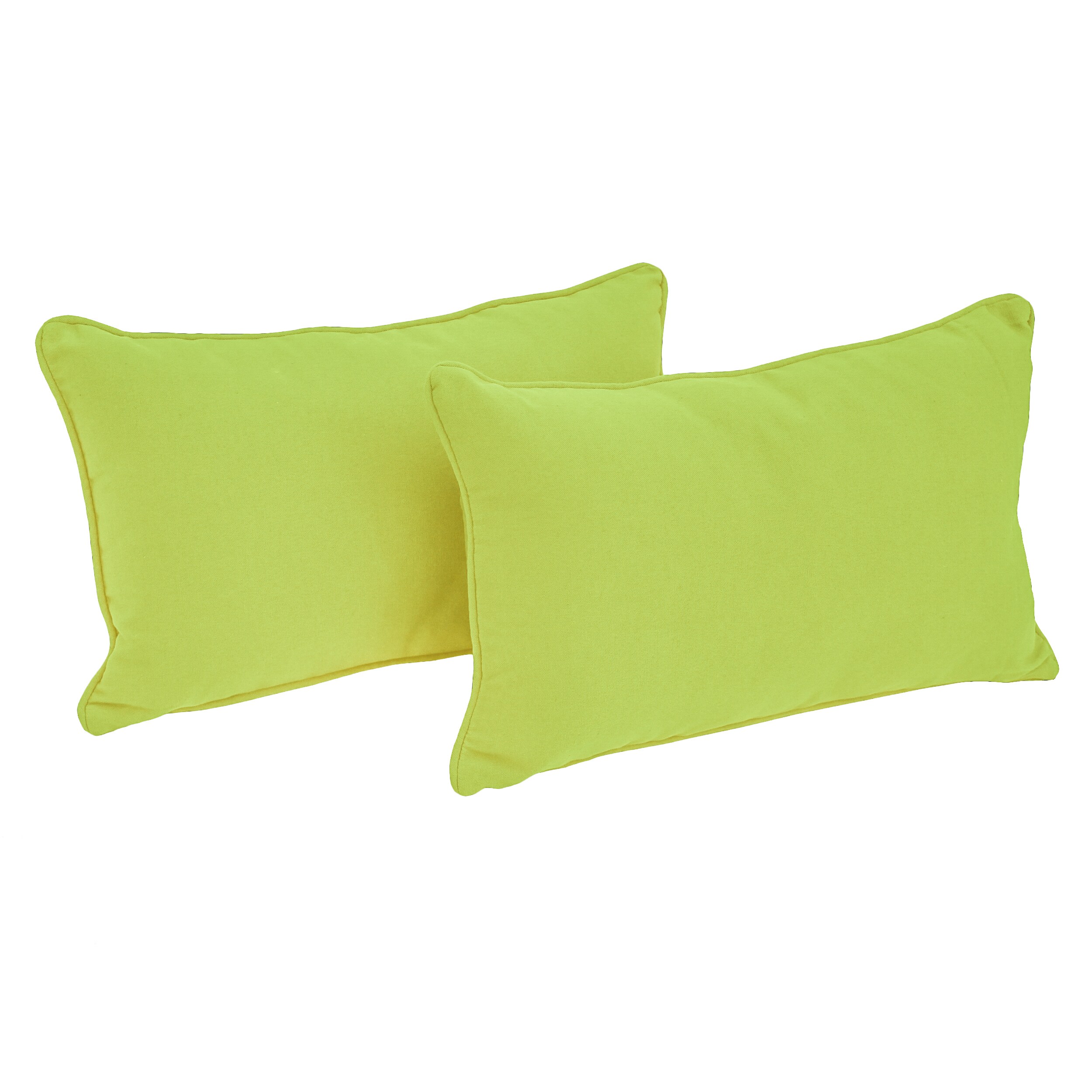 Blazing Needles 4-Piece 18-in x 18-in Sage Green Indoor Decorative Pillow  in the Throw Pillows department at