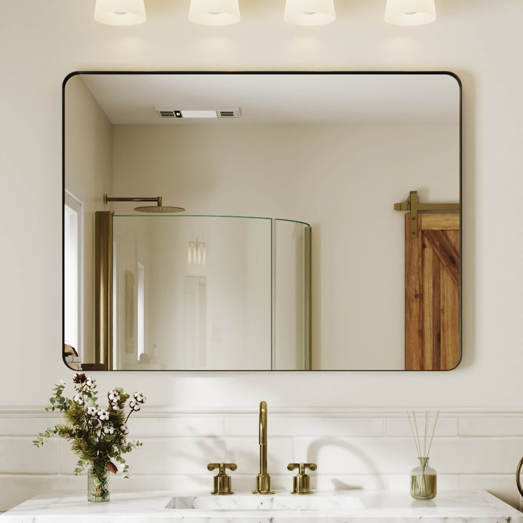 ES-DIY ESBM4030V18B Framed-Bath-Mirrors - View #2