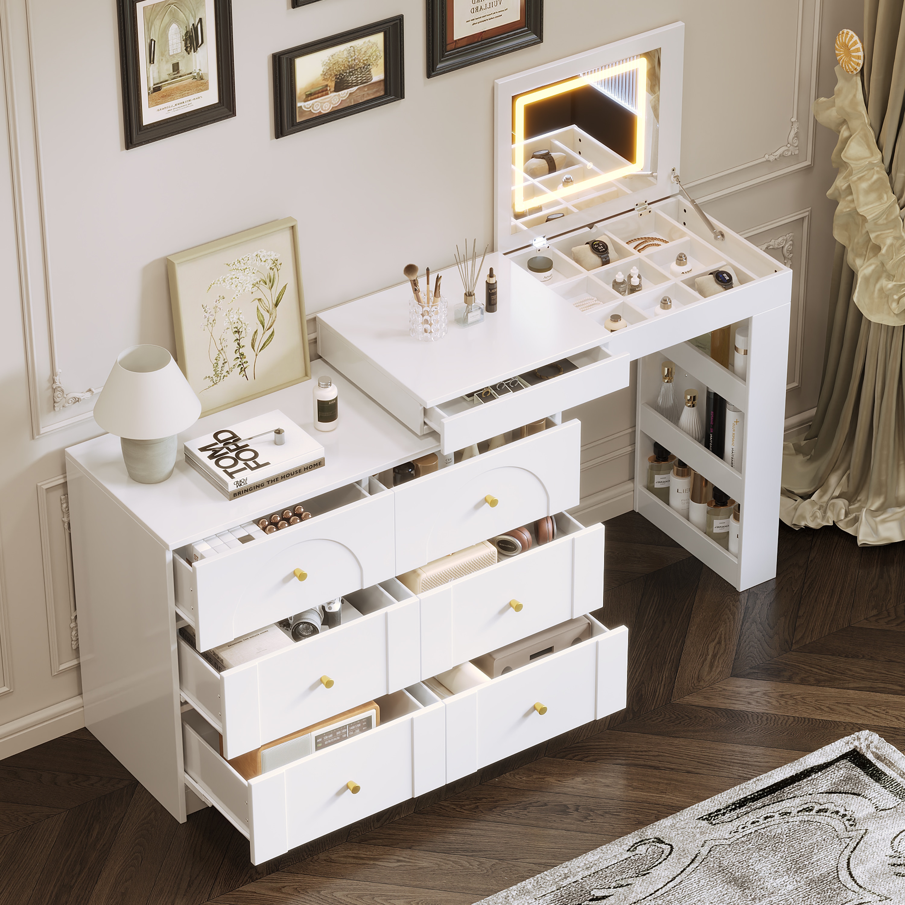 LOVMOR SF-R-N733P279096K Bedroom-Vanities - View #3