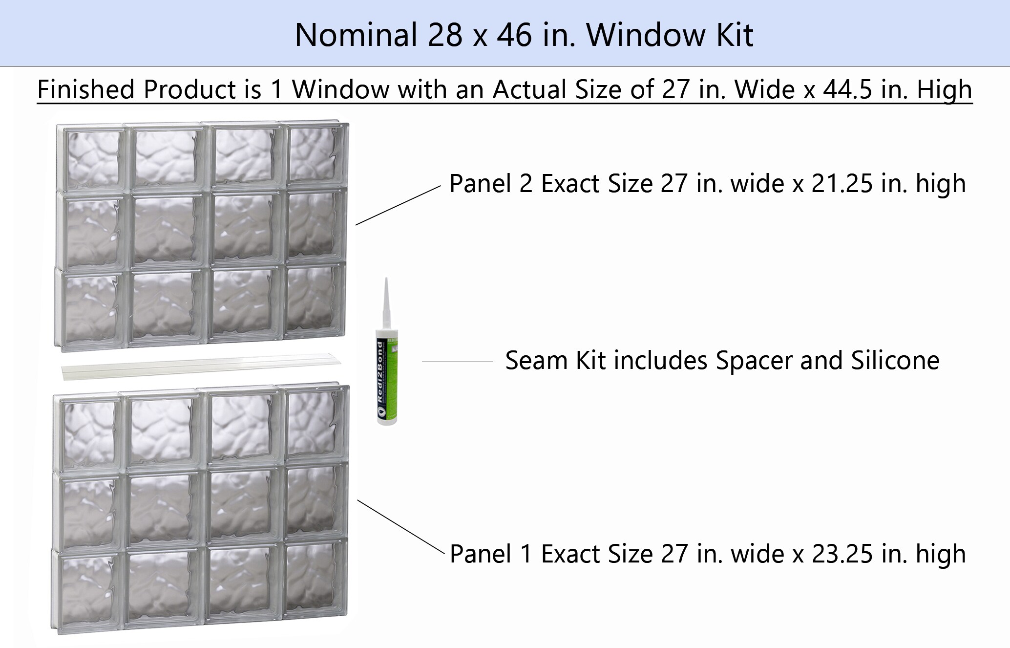 REDI2SET S2846DC Glass-Block-Windows - View #2