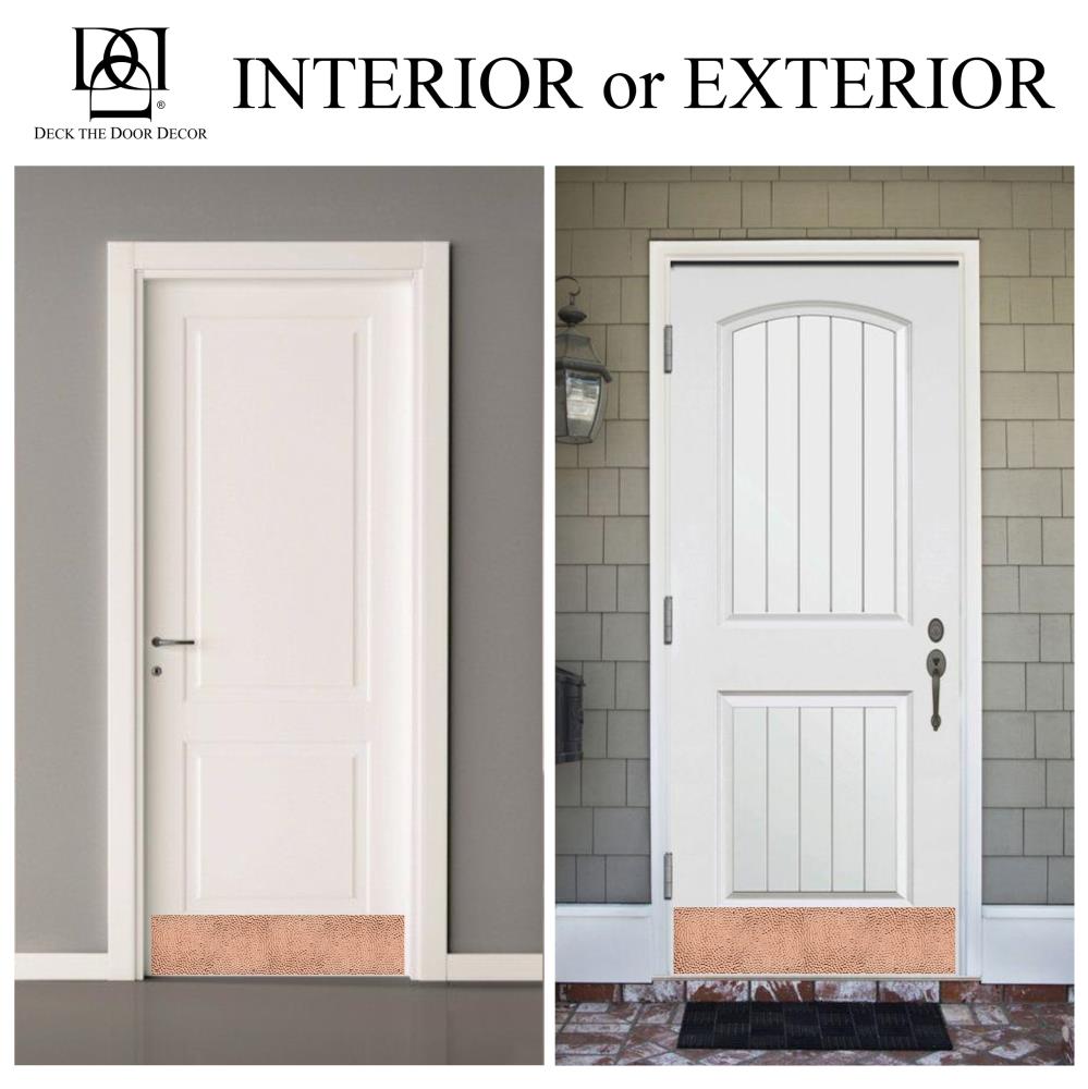 Deck the Door Decor COHS834 Entry-Door-Kick-Plates - View #5