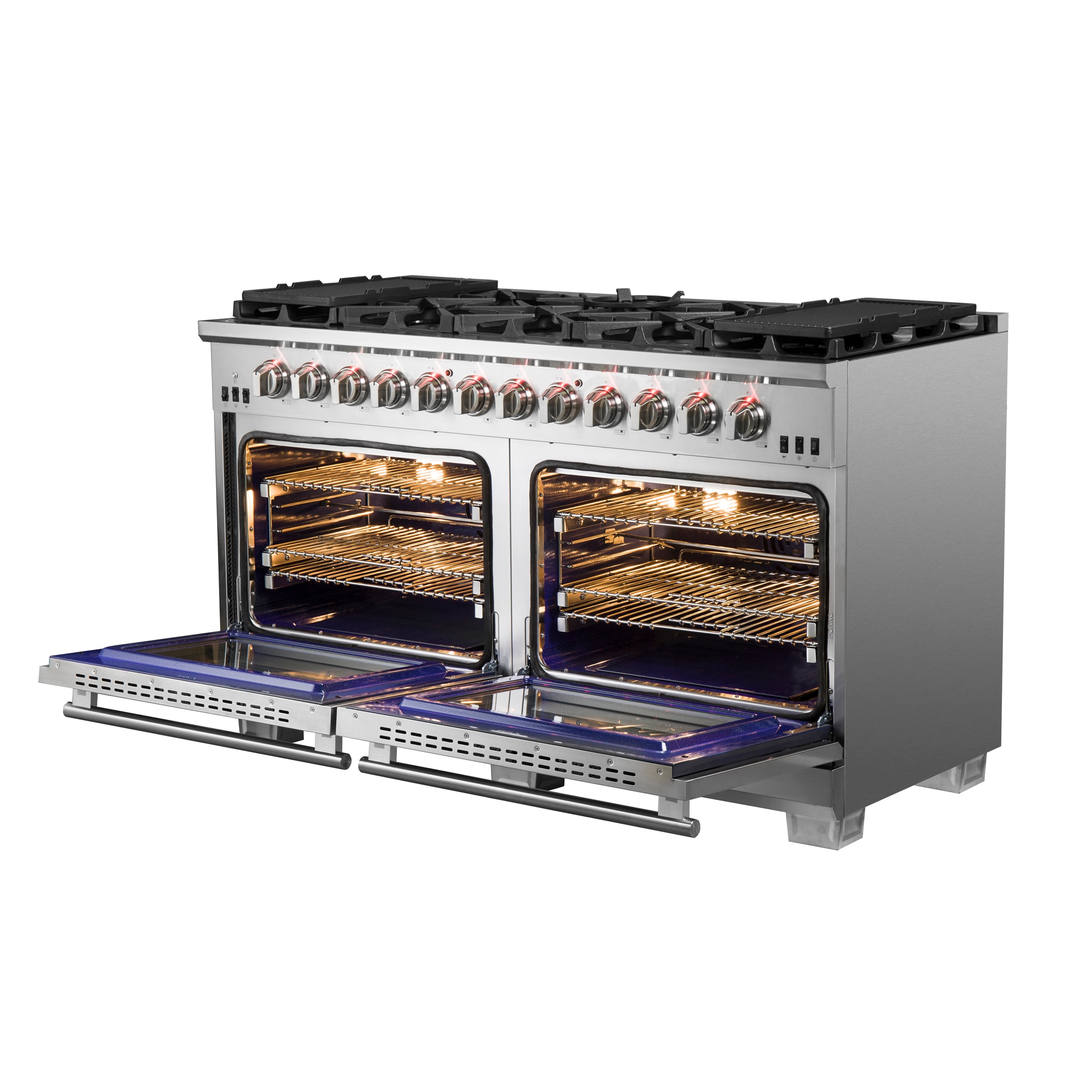 FORNO FFSGS6260-60 Double-Oven-Gas-Ranges - View #6