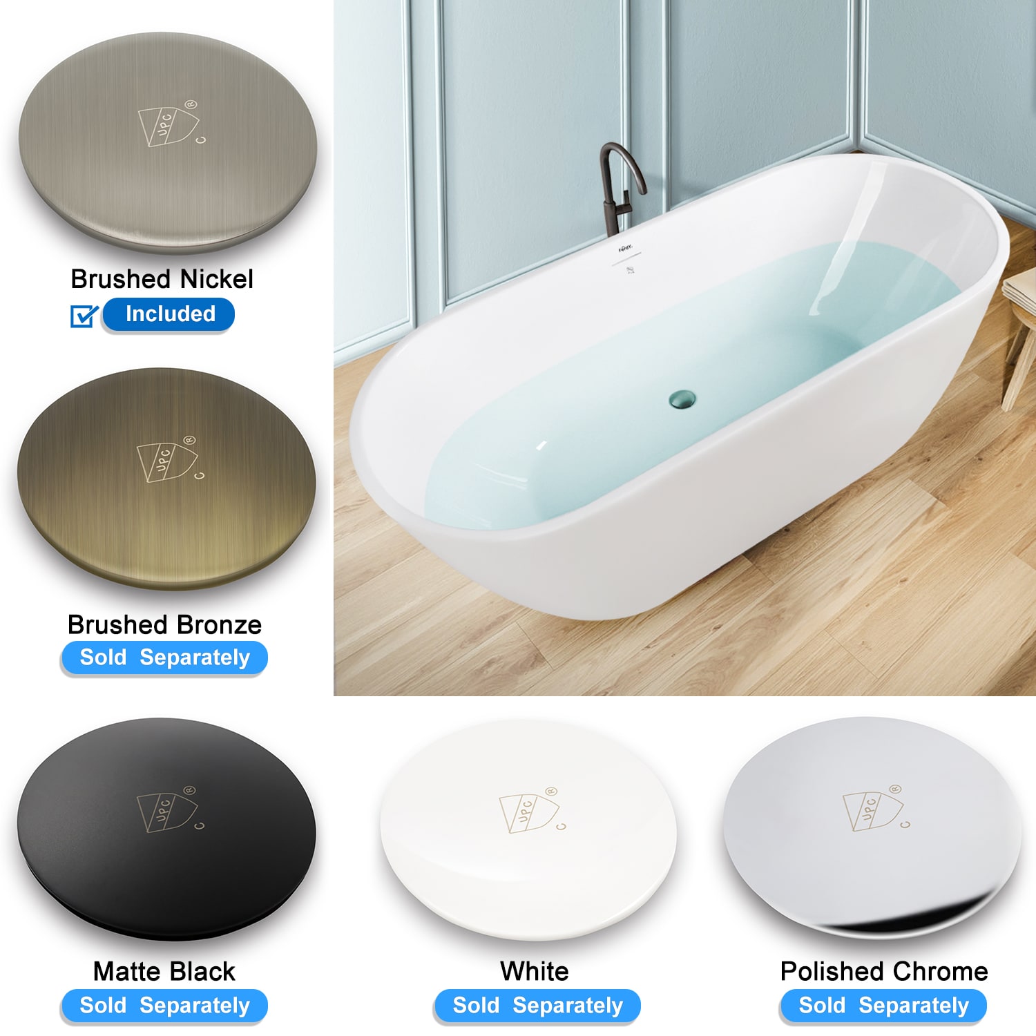 FerdY FERDY-02538-1700-BN bathtubs - View #5