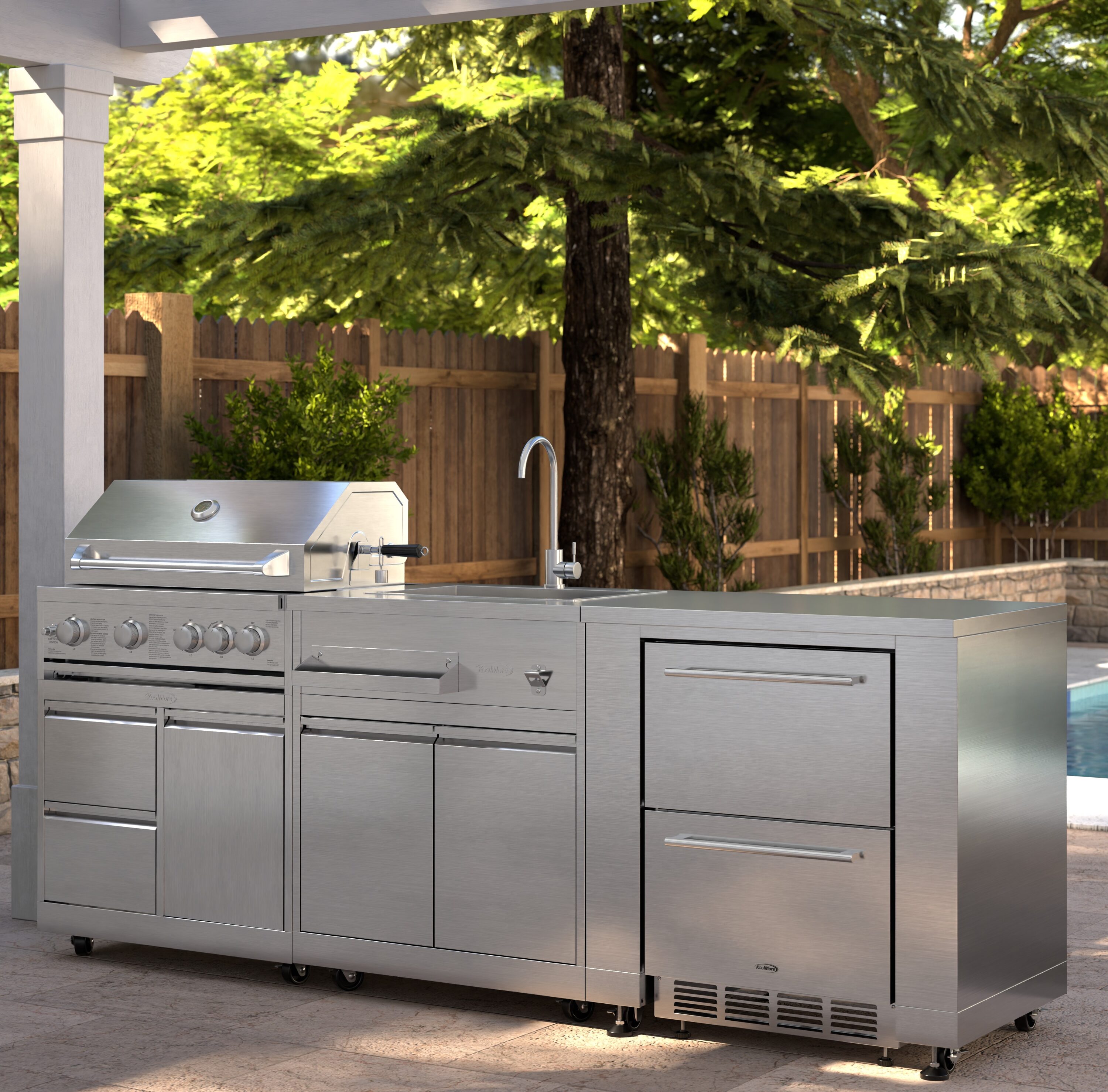 KoolMore LOW-KM-OK116 Gas-Grill - View #3