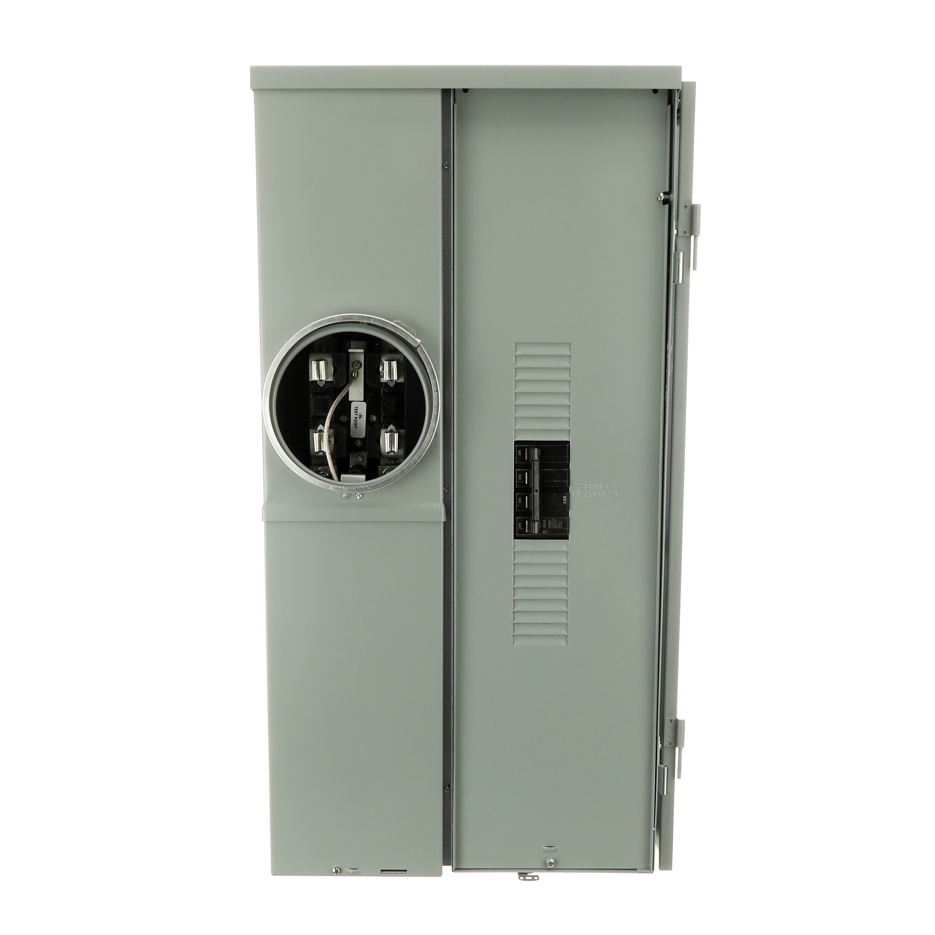 ABB ReliaHome 200 -Amp 8 -Spaces 16 -Circuit Outdoor Main Breaker