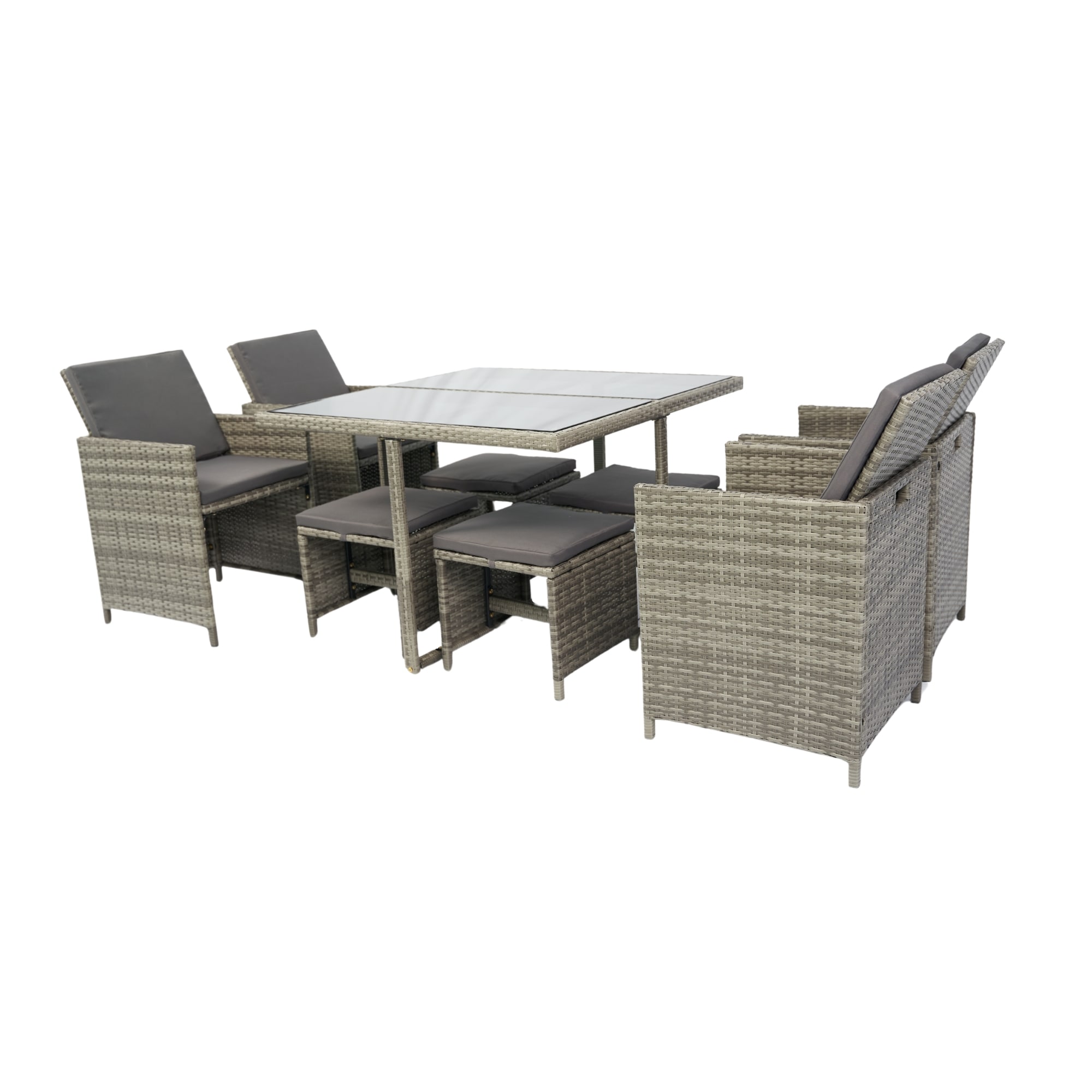 Mondawe MA-GCABQ-HAL3B Patio-Dining-Sets - View #4