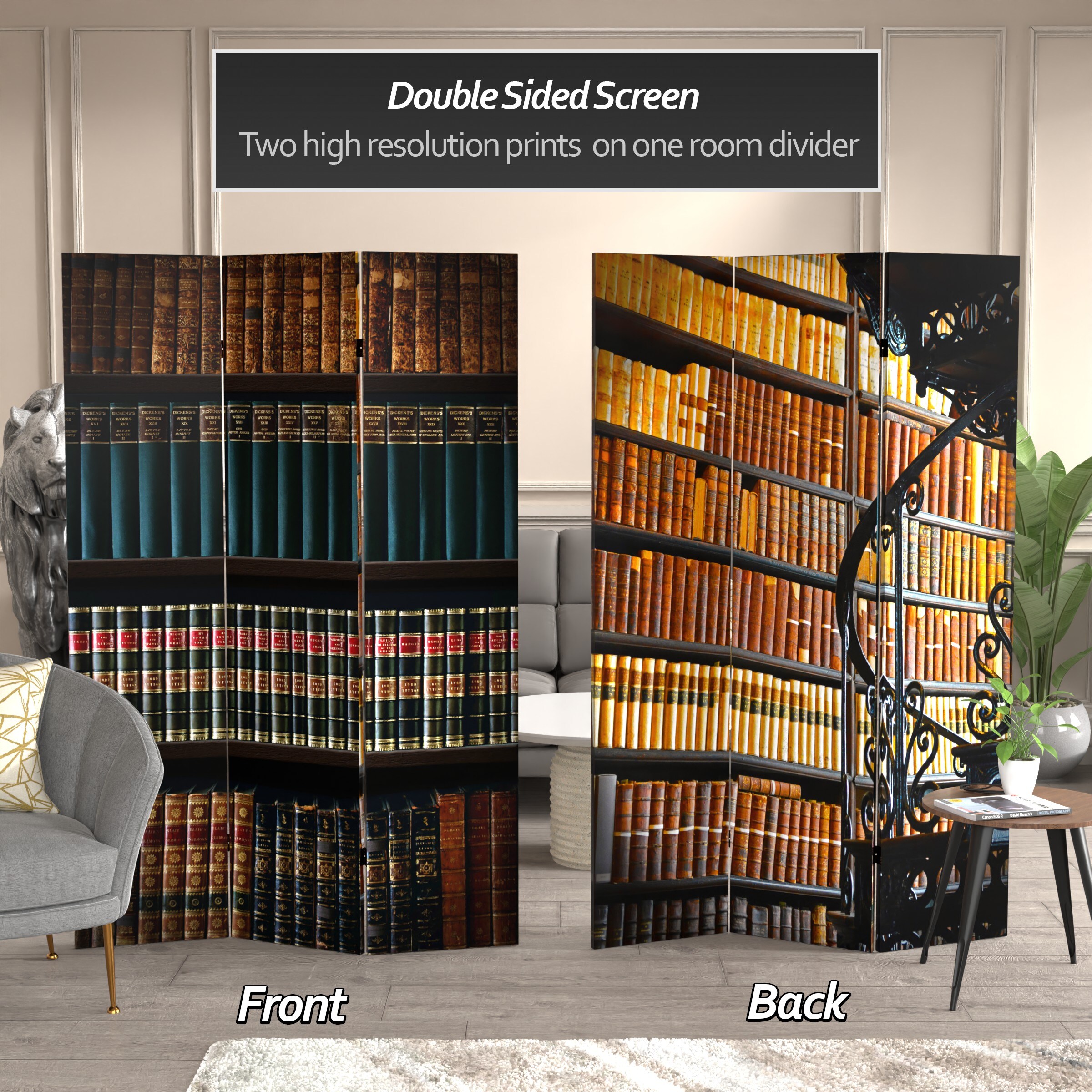 Red Lantern CAN-BOOK Indoor-Privacy-Screens - View #2