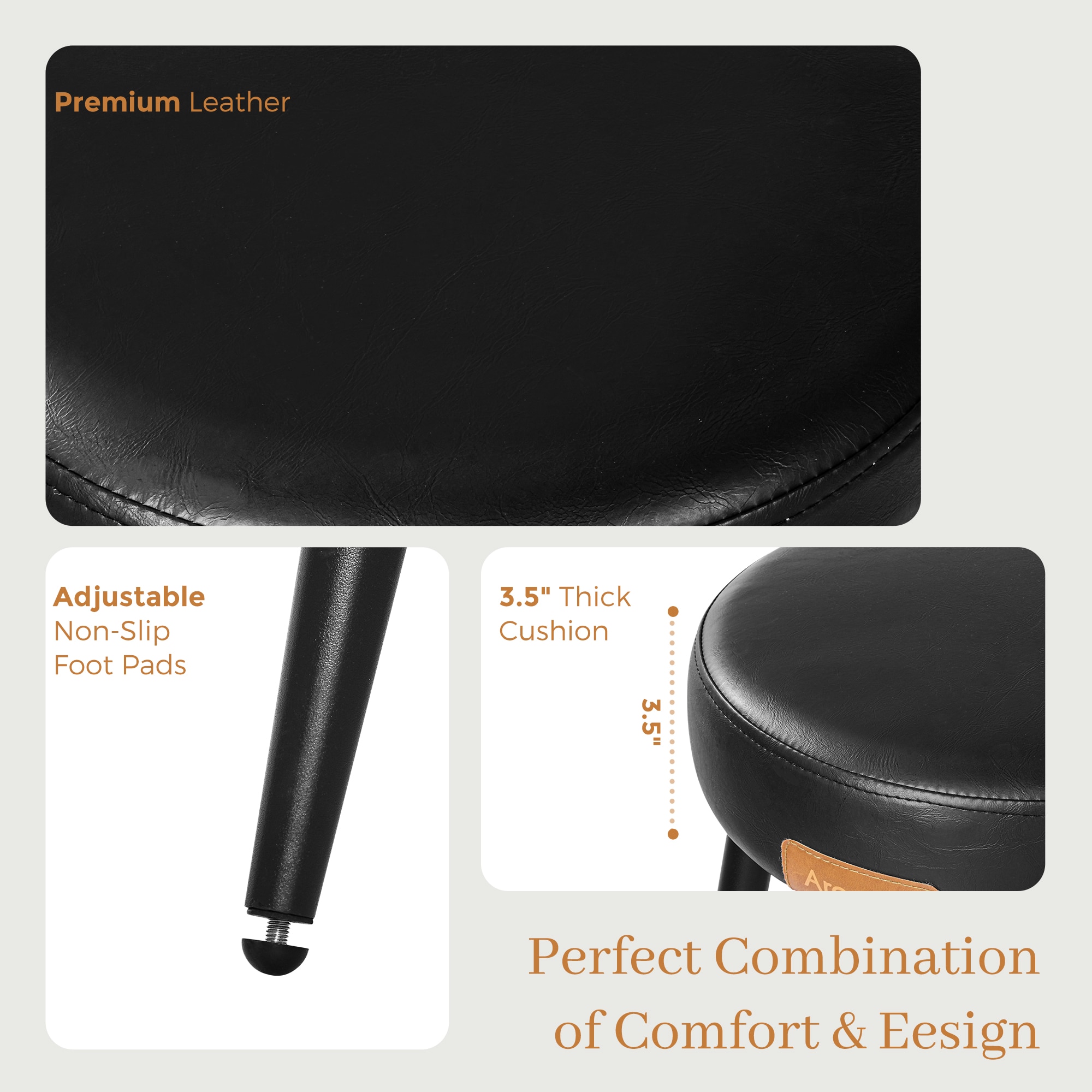 LTMATE LSRG002-BK-PK1 stools - View #2