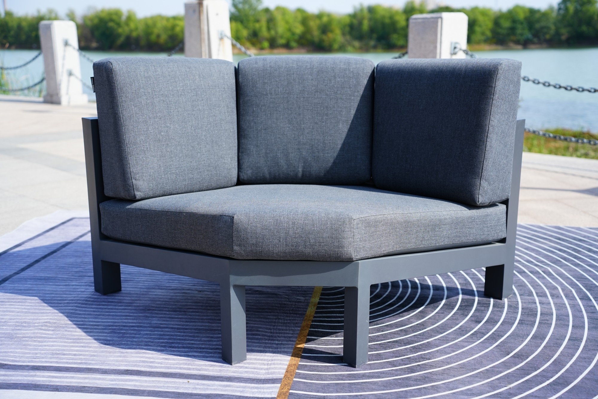 Direct Wicker DWS-2327-GR Patio-Conversation-Sets - View #5