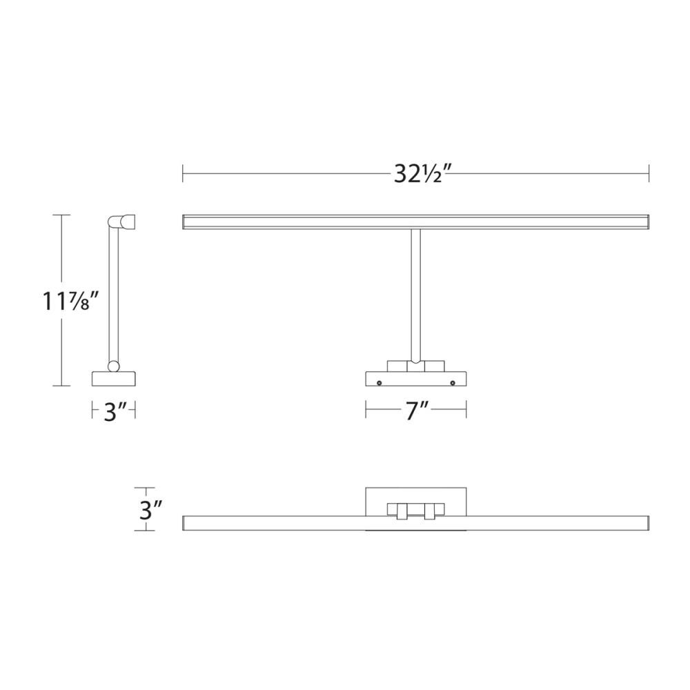 dweLED PL-11033-BN Picture-Lighting - View #3