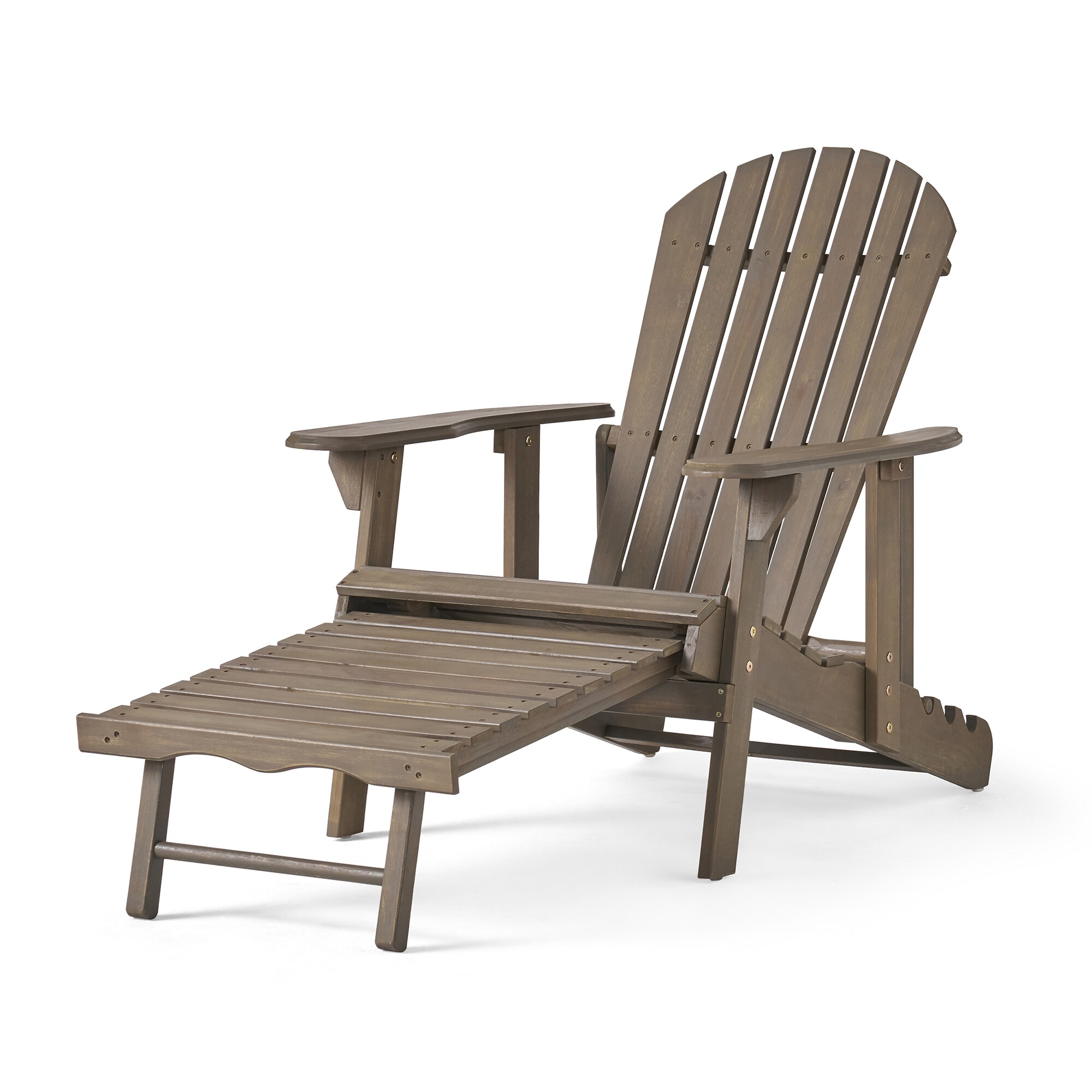 Acacia Adirondack Lounge Chair Patio Furniture At Lowes Com   63097471 