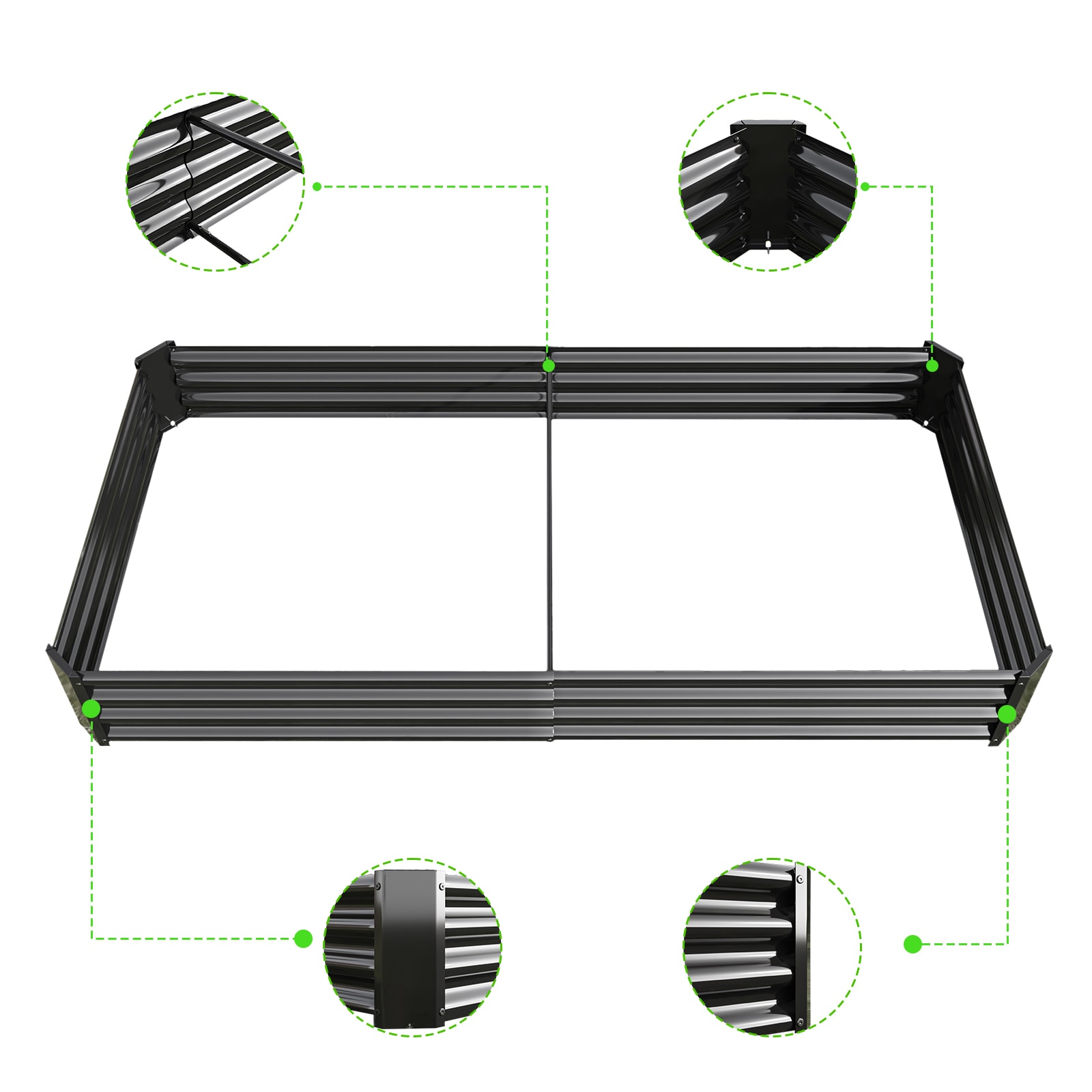 Flynama J-V-90996 Raised-Garden-Beds - View #3