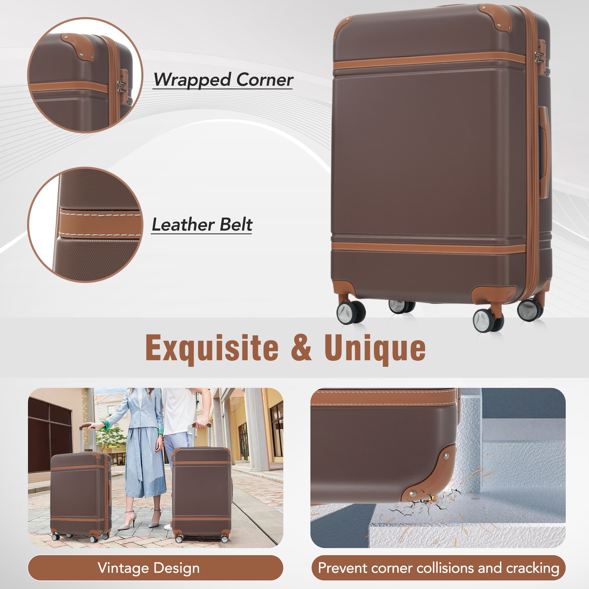 ModernLuxe L3P-N732P171583O Luggage-And-Luggage-Sets - View #2