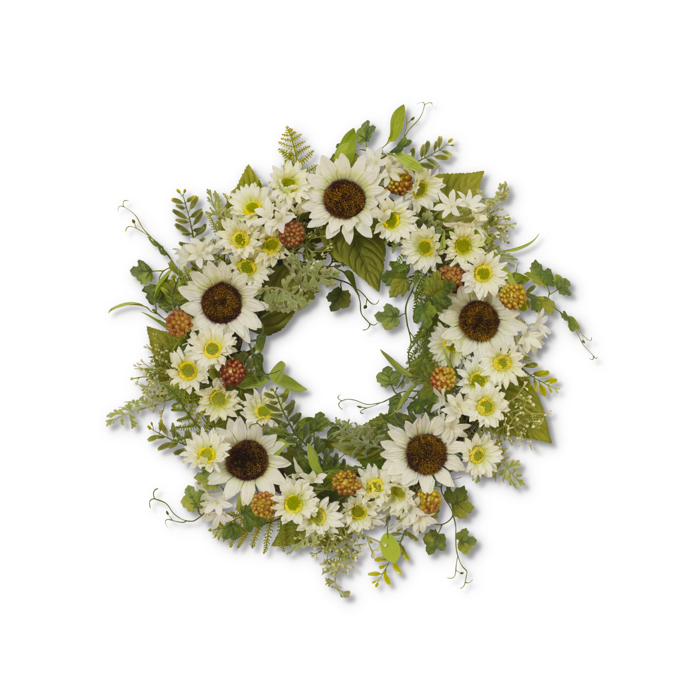 GIL 2572450EC 24-Inches Multicolor Indoor Hanging Sunflower Artificial wreath