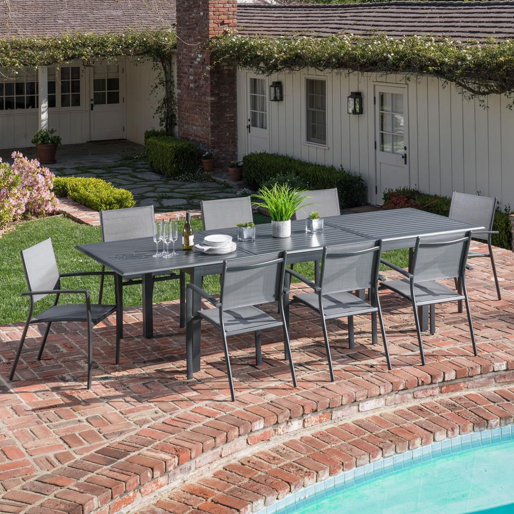Hanover DAWDN9PC-GRY Patio-Dining-Sets - View #10