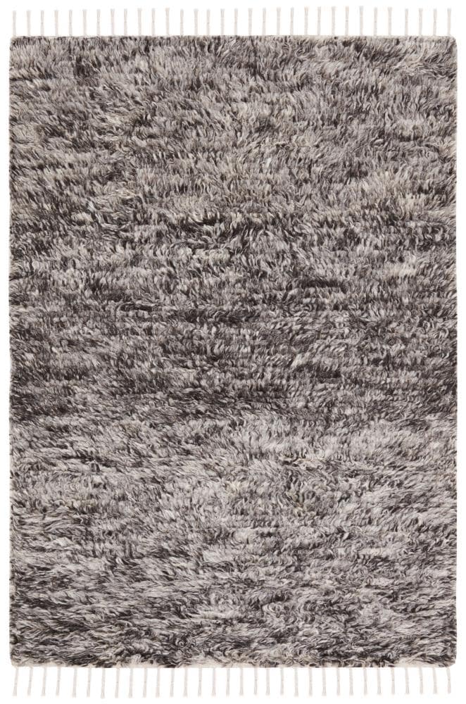 Safavieh CSB552F-4 Casablanca Ystad 4 x 6 (ft) Wool Gray Rectangular Indoor Abstract Moroccan Area rug