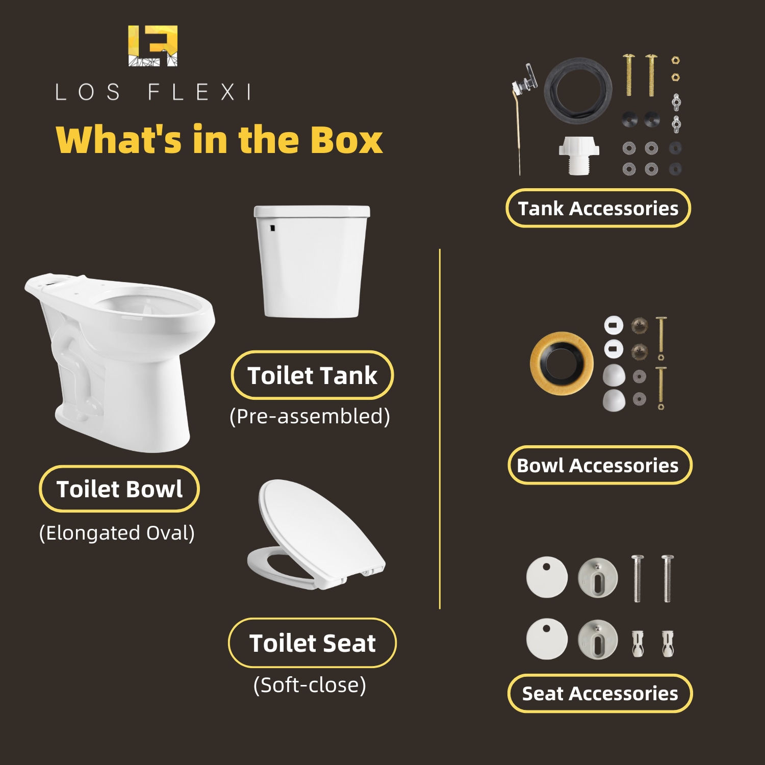 Los Flexi LSLF019T01-A toilets - View #12