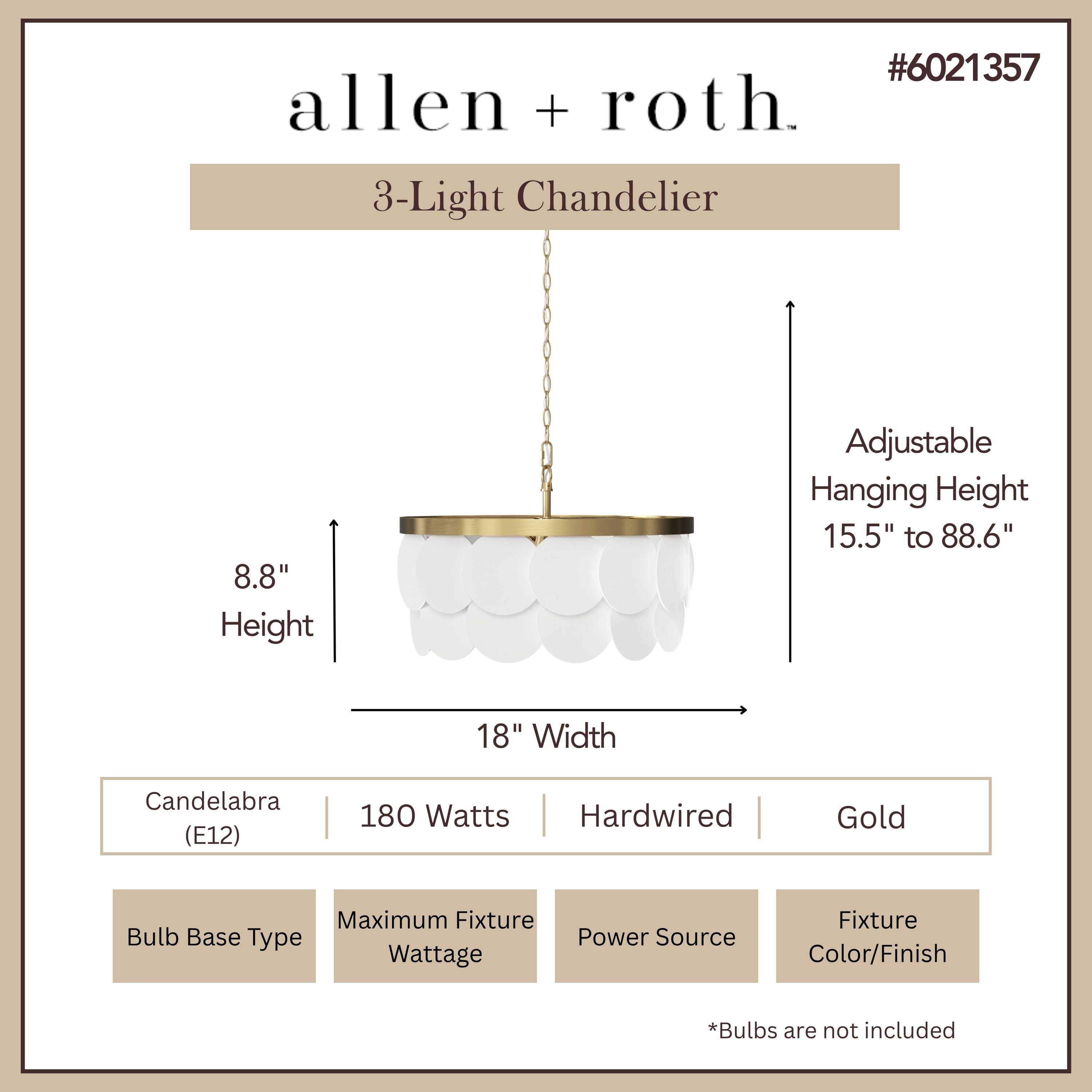 allen + roth PL35-3GD b090015 - View #3