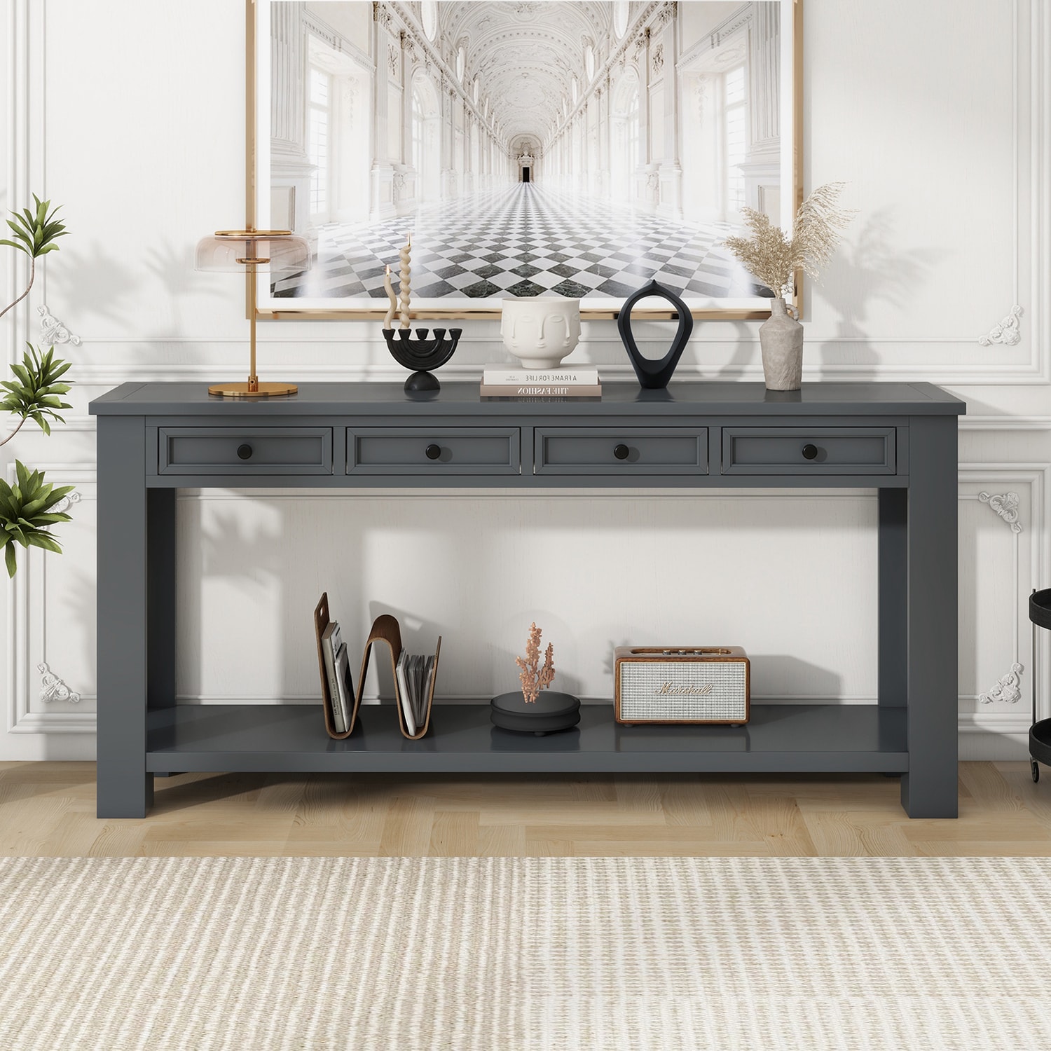 SINOFURN SYA020138GY Console-Sofa-Tables - View #7