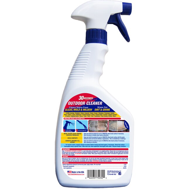 Mildew Stain Remover Outdoor Cleaner, Is 30 Seconds Outdoor Cleaner Safe For Pets