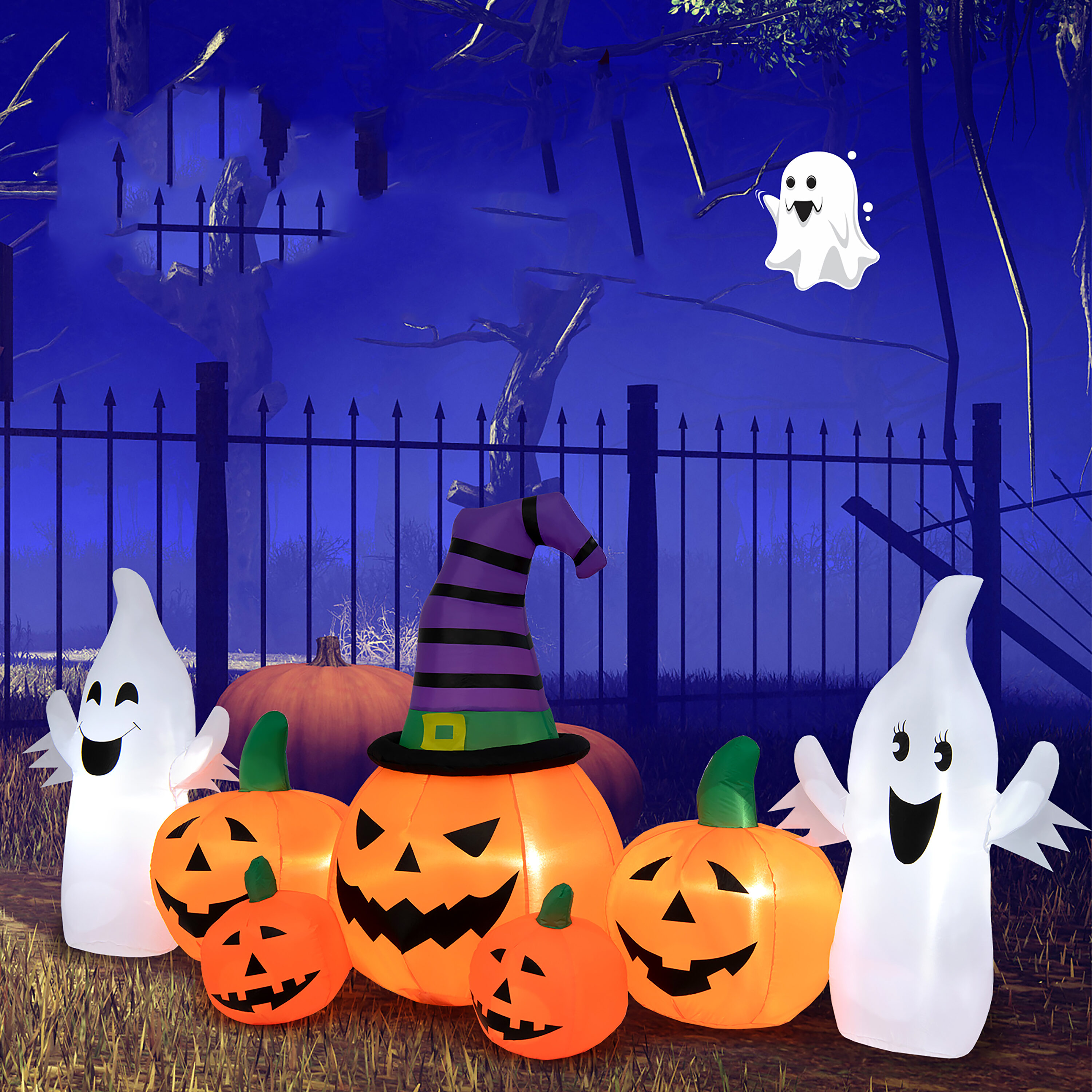 Costway CM24086US Christmas-Inflatables - View #12