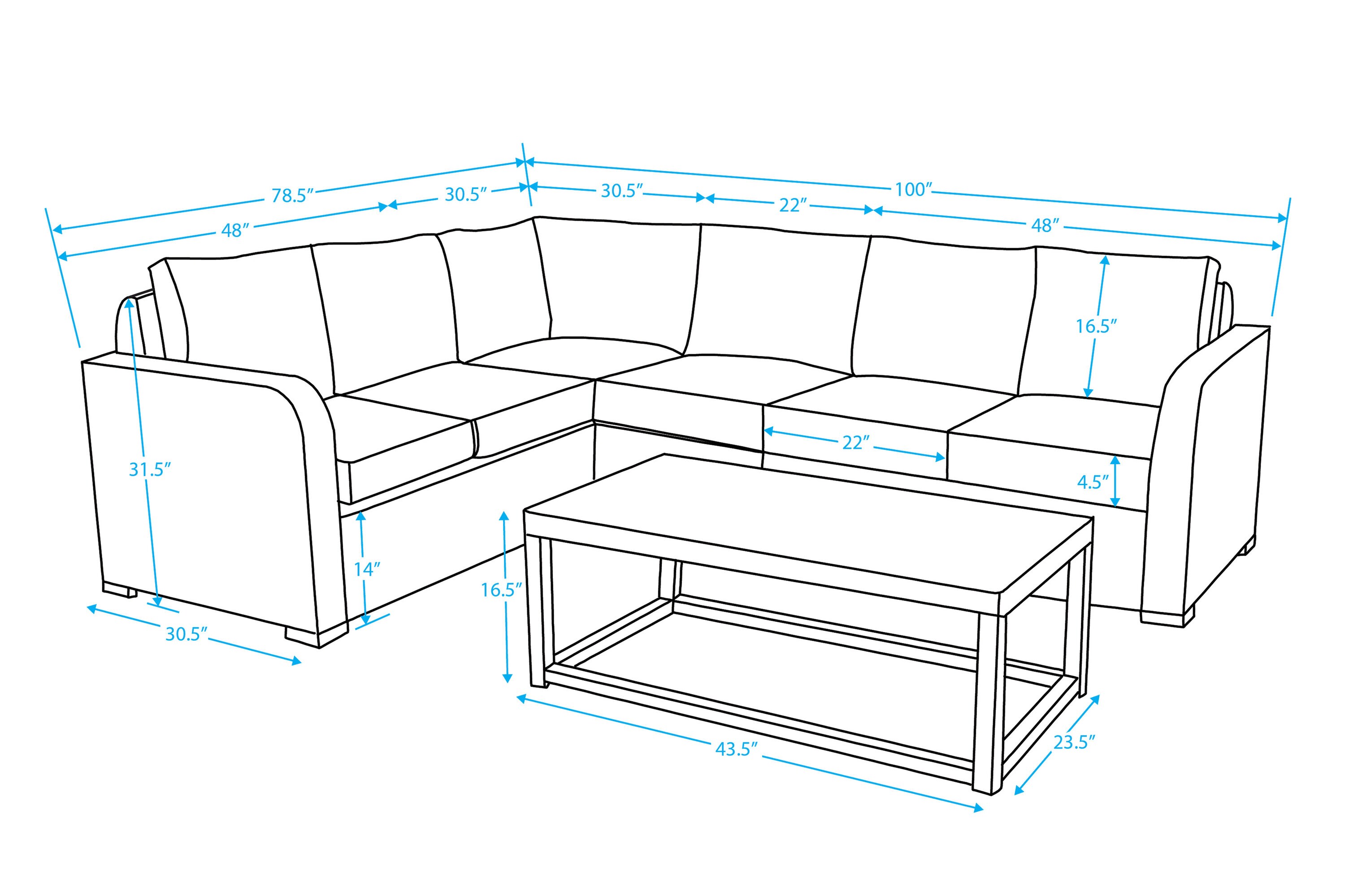 Leisure Made 299231-TAN Patio-Sofas-Daybeds - View #7