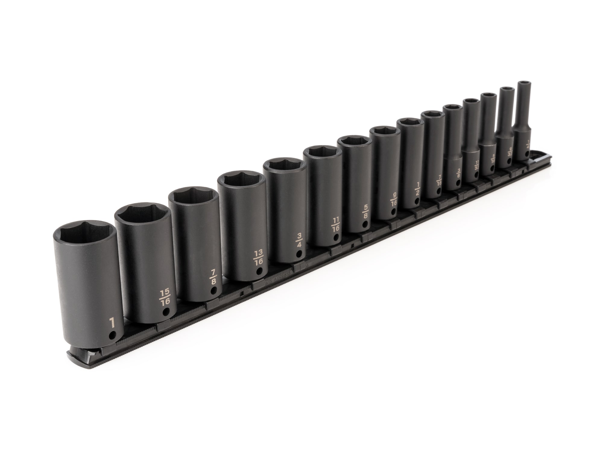TEKTON SID91105 15 -Piece Standard (SAE) 3/8-in Drive Set 6-point Impact Socket Set