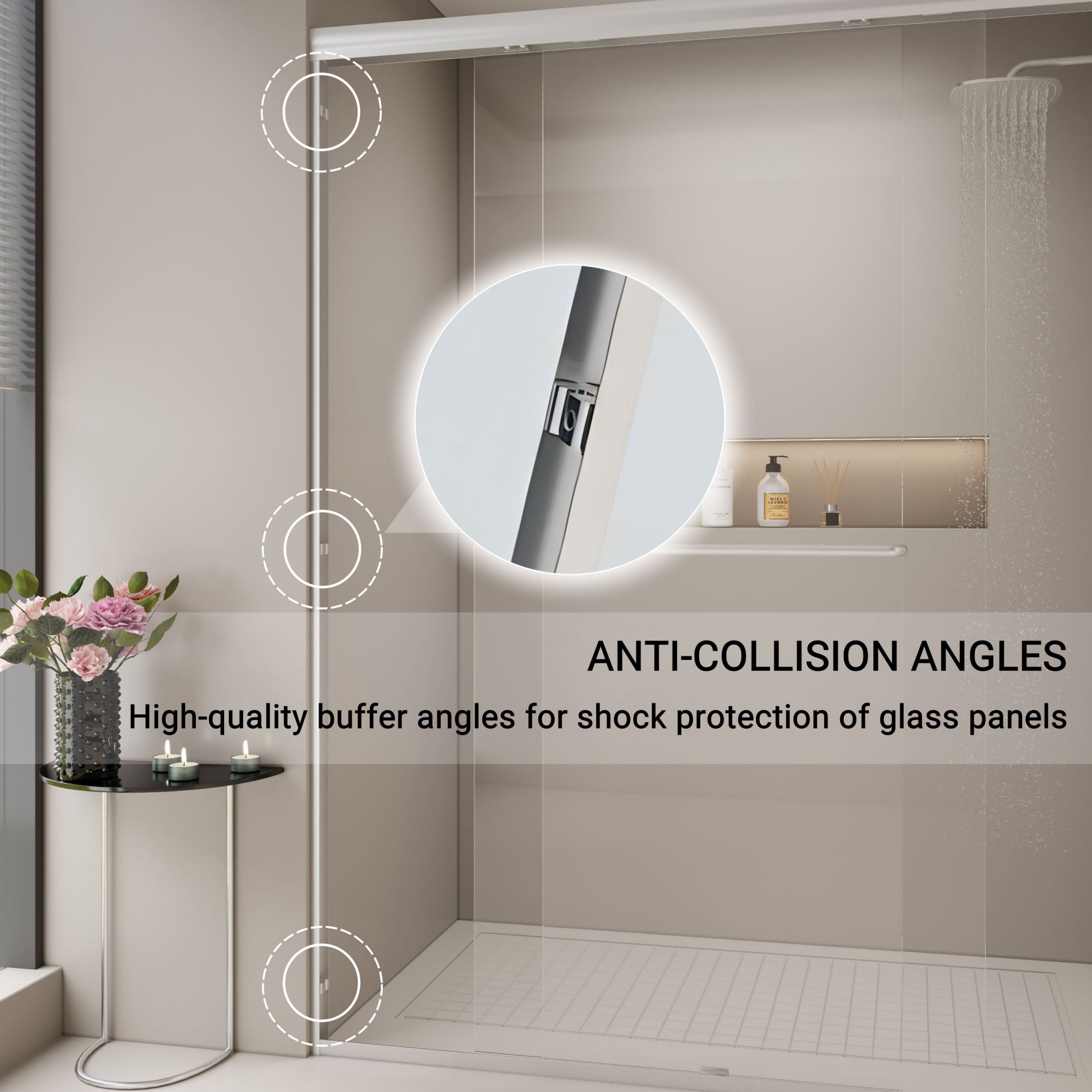 LIVIZA GIJ-SD212-6-48BN Shower-Doors - View #7
