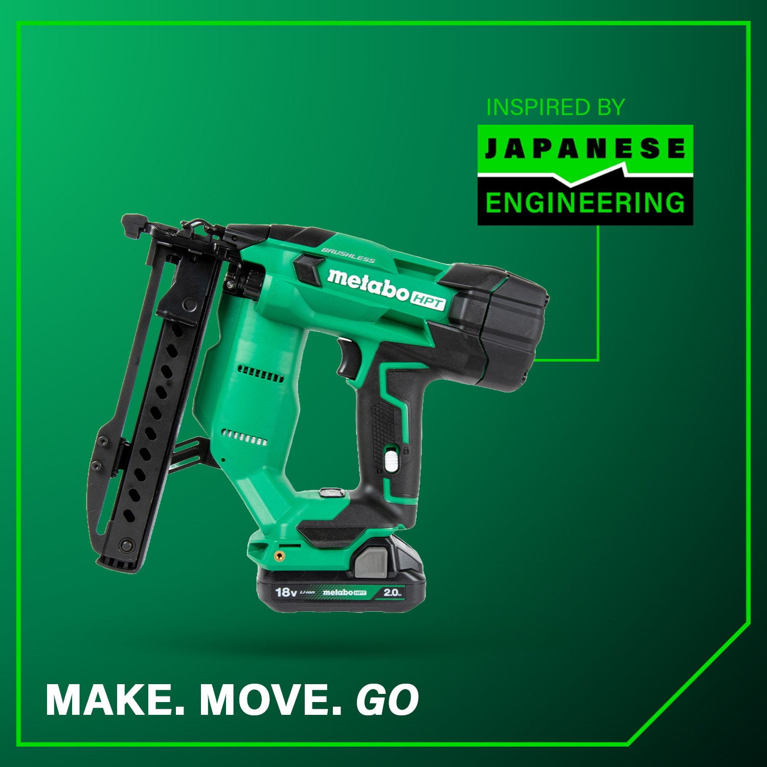 Metabo HPT N1804DAM Pneumatic-Staplers - View #13