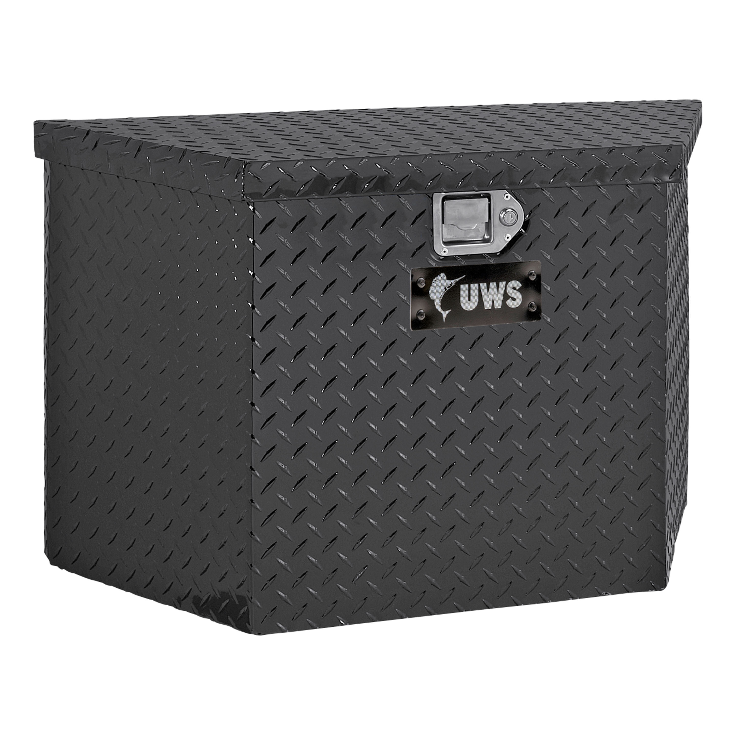 UWS 34.5-in x 17-in x 22.125-in Gloss Black Aluminum Chest Truck Tool Box EC20402 Sansujyuku sansujyuku.com