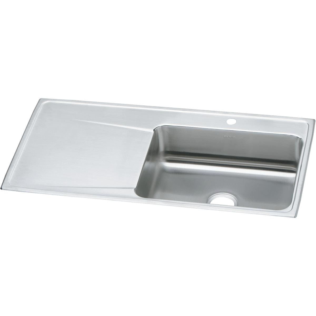 Elkay Gourmet Drop In 43 In X 22 In Lustertone Stainless Steel Single