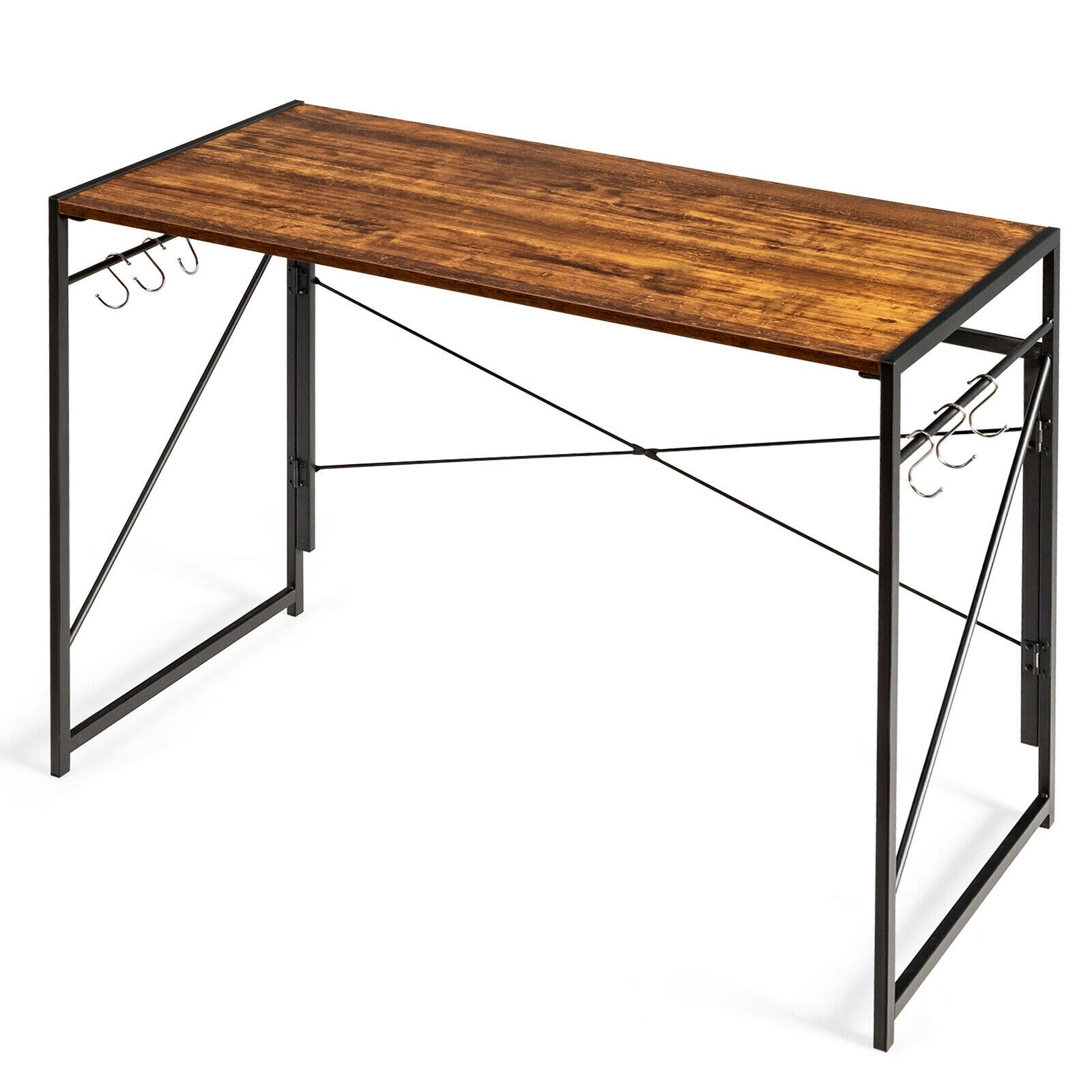 Tribesigns Hoga1035 23.6-in Brown Modern/Contemporary Computer Desk in the  Desks department at