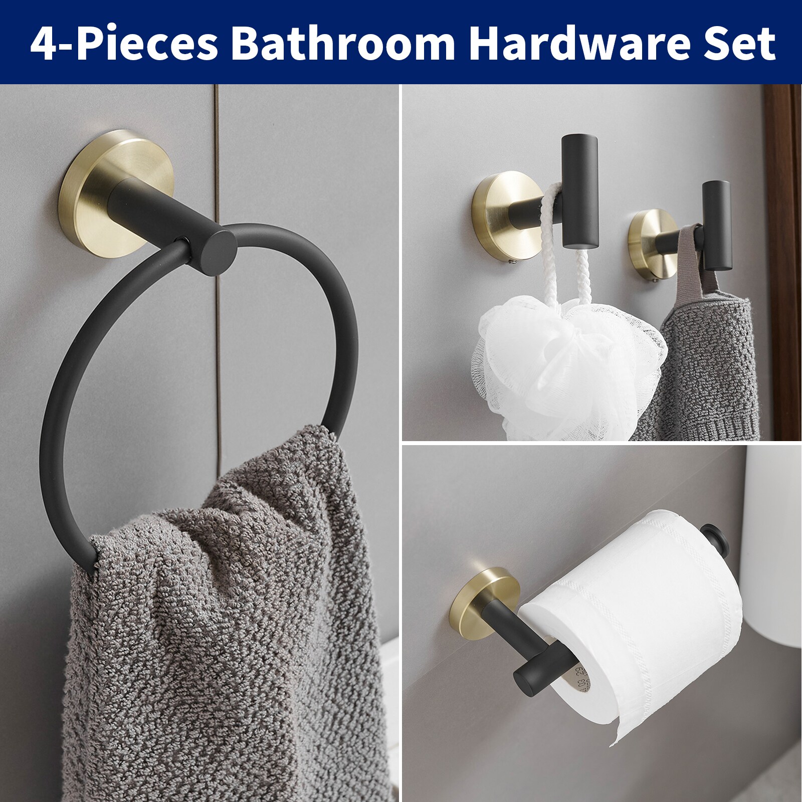 BWE A-91062-GBK-R Decorative-Bath-Hardware-Kits - View #4