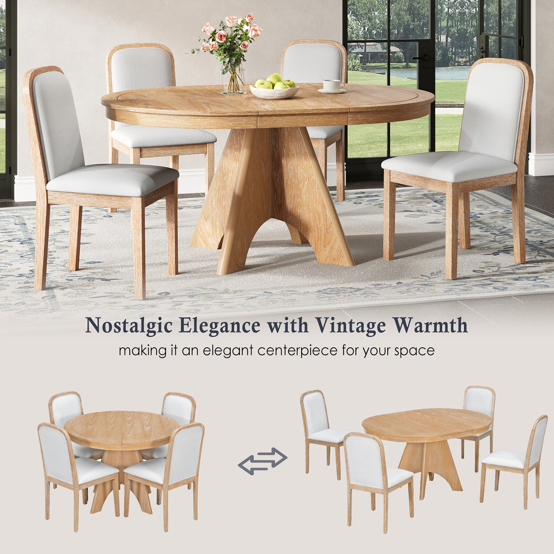 SINOFURN SYA330079WT Dining-Sets - View #3