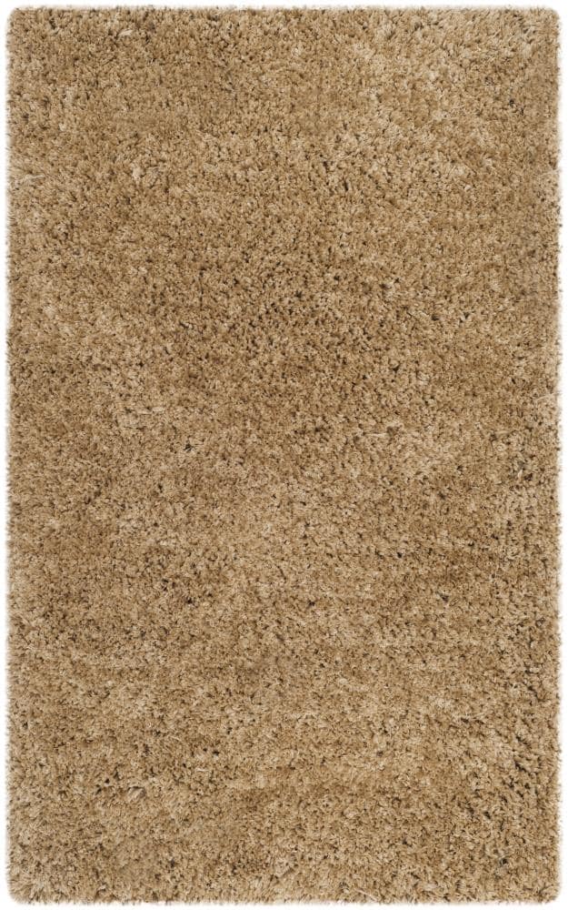 Safavieh SGE620B-5 Express 5 x 8 (ft) Tufted Polyester Beige Rectangular Indoor Solid Area rug