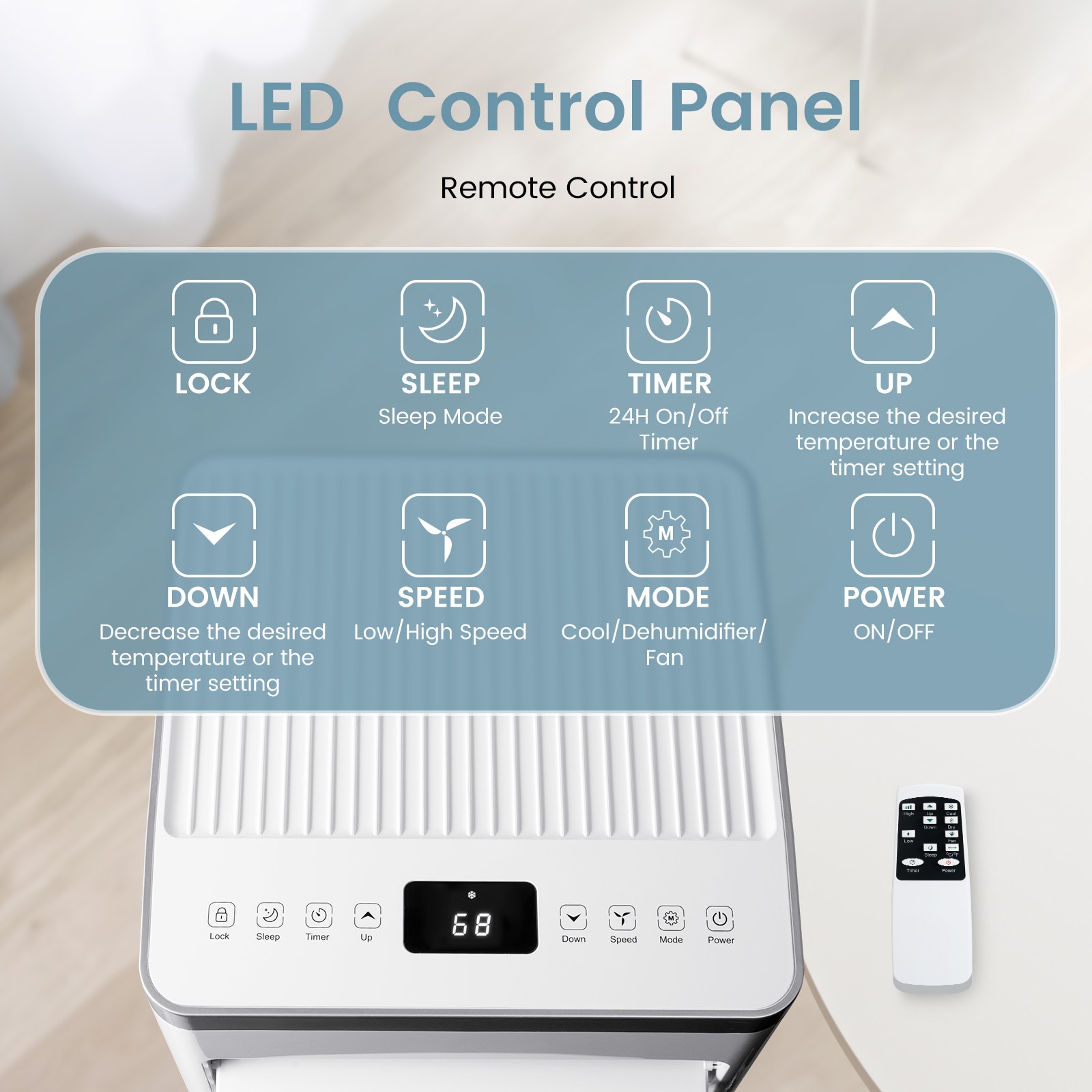 COWSAR LSA4213AC10K Portable-Air-Conditioners - View #2