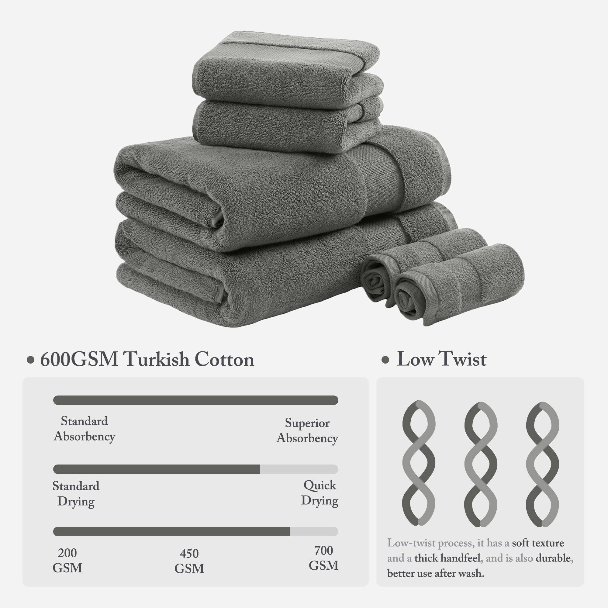 Madison Park Signature MPS73-454 Bath-Towels - View #3