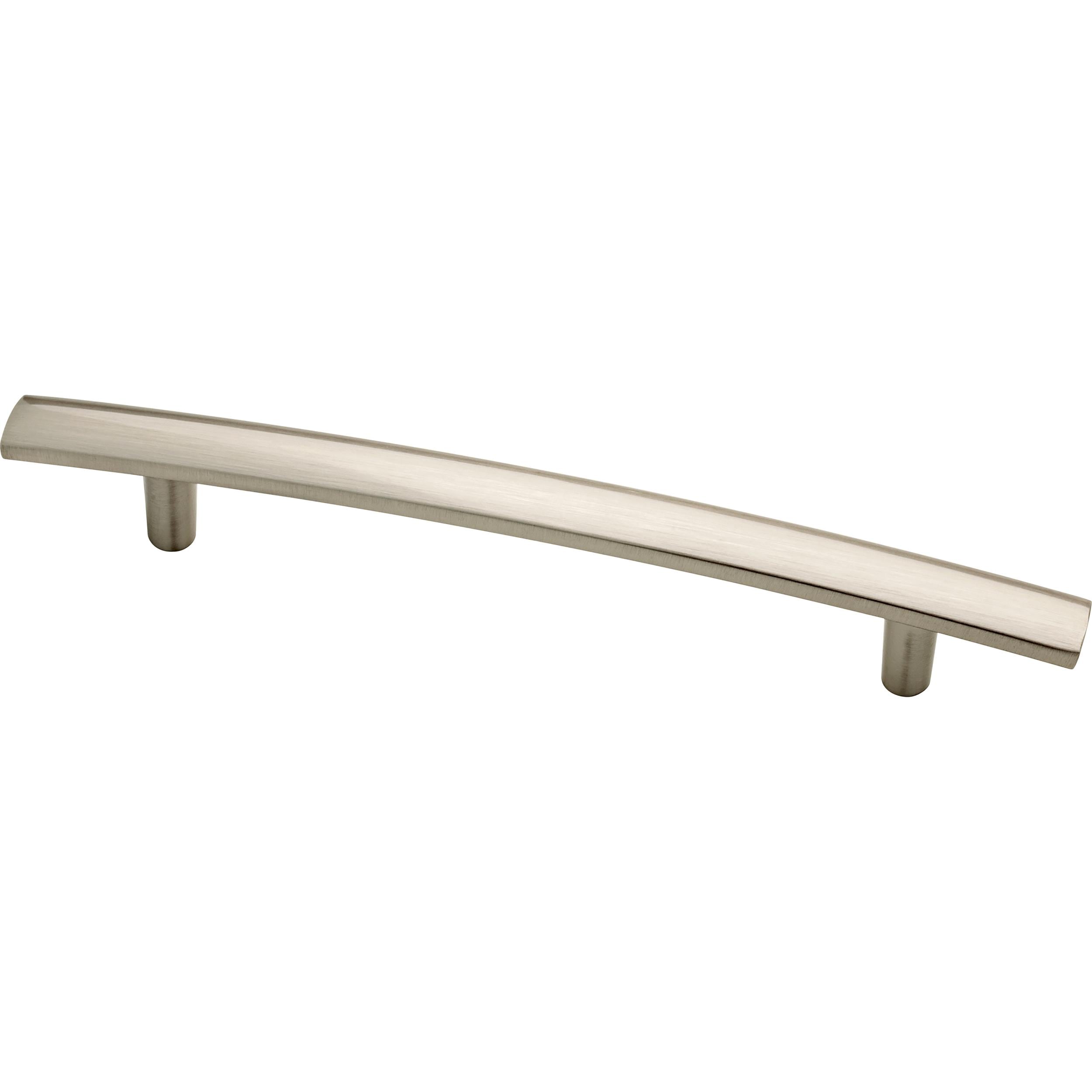 allen + roth 142978 Amelia 5-1/16-in , 128mm Center to Center Satin Nickel Arch Handle