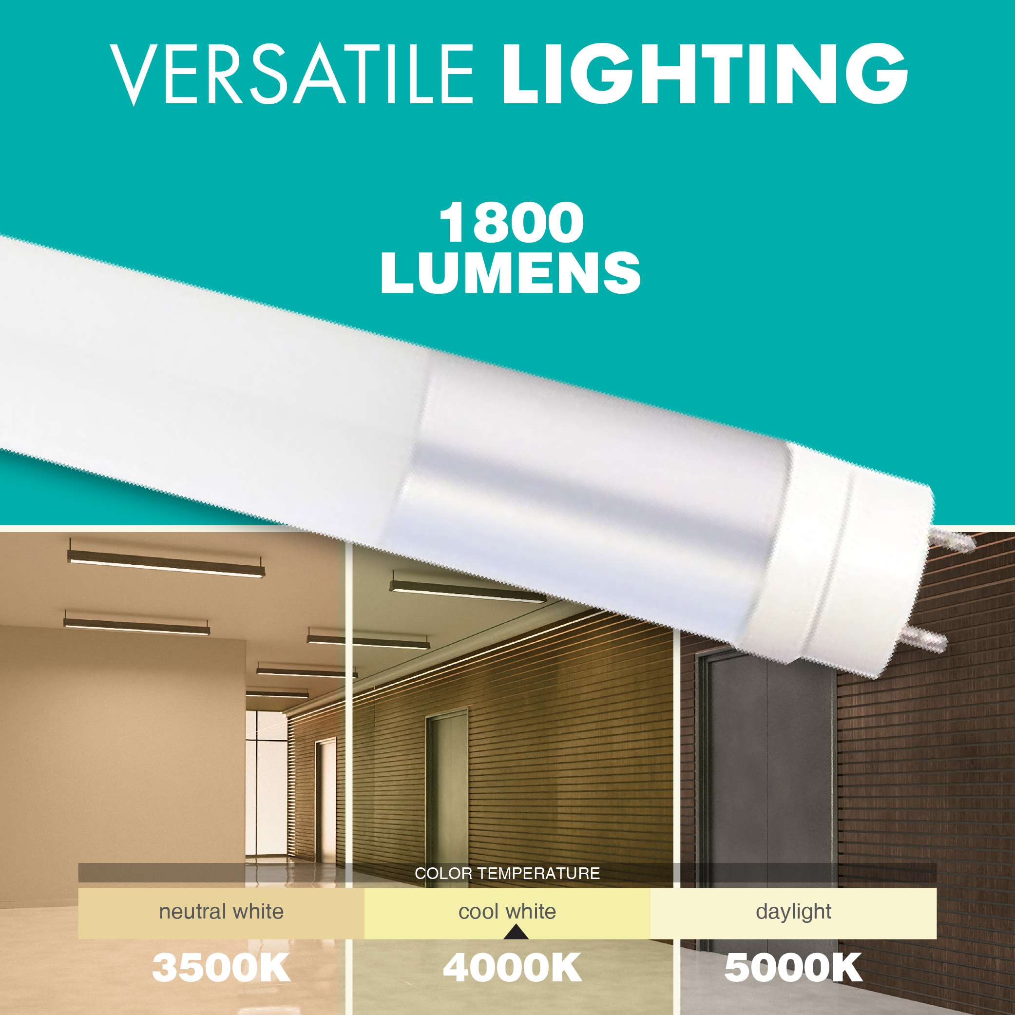 Simply Conserve L14T8G40AB-10PK-L Led-Tube-Light-Bulbs - View #4