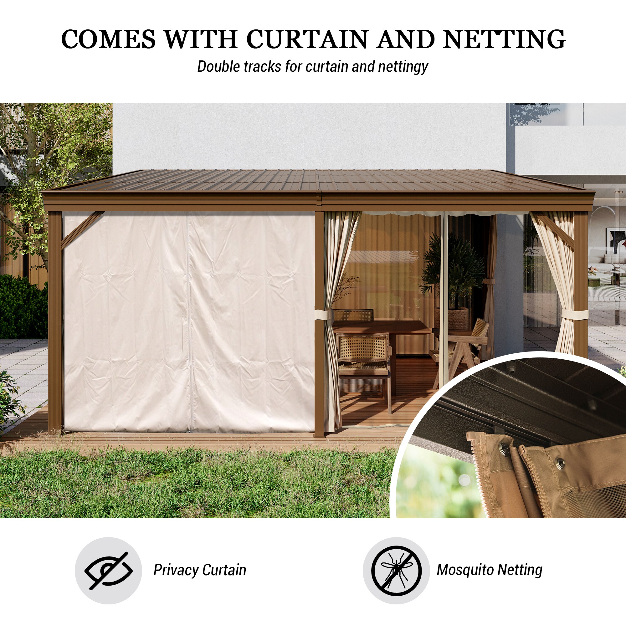 Mondawe MD-LGMF1636 Wood-Resin-Gazebos - View #8