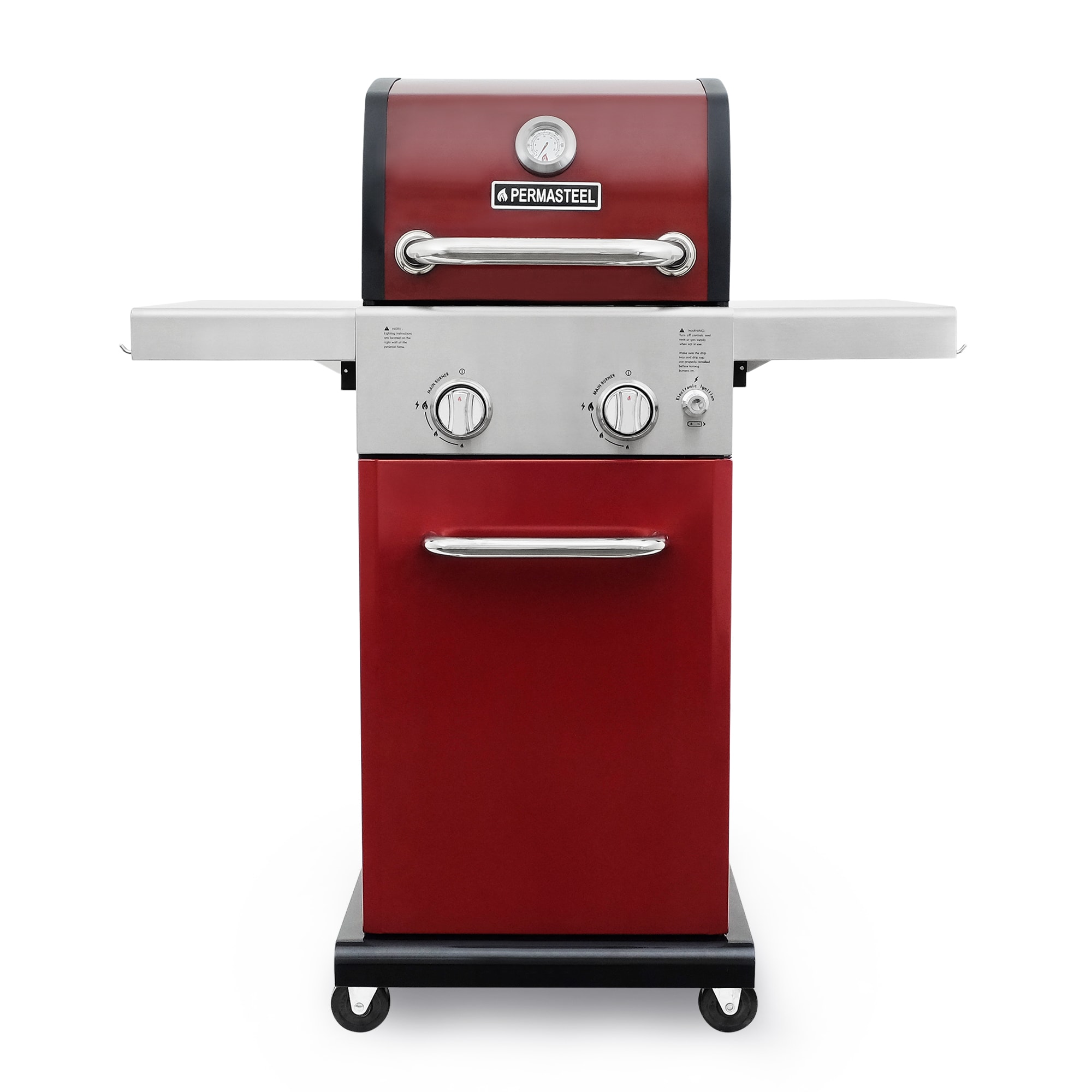 Permasteel Red 2-Burner Liquid Propane Gas Grill PG-40201-RD Sansujyuku sansujyuku.com