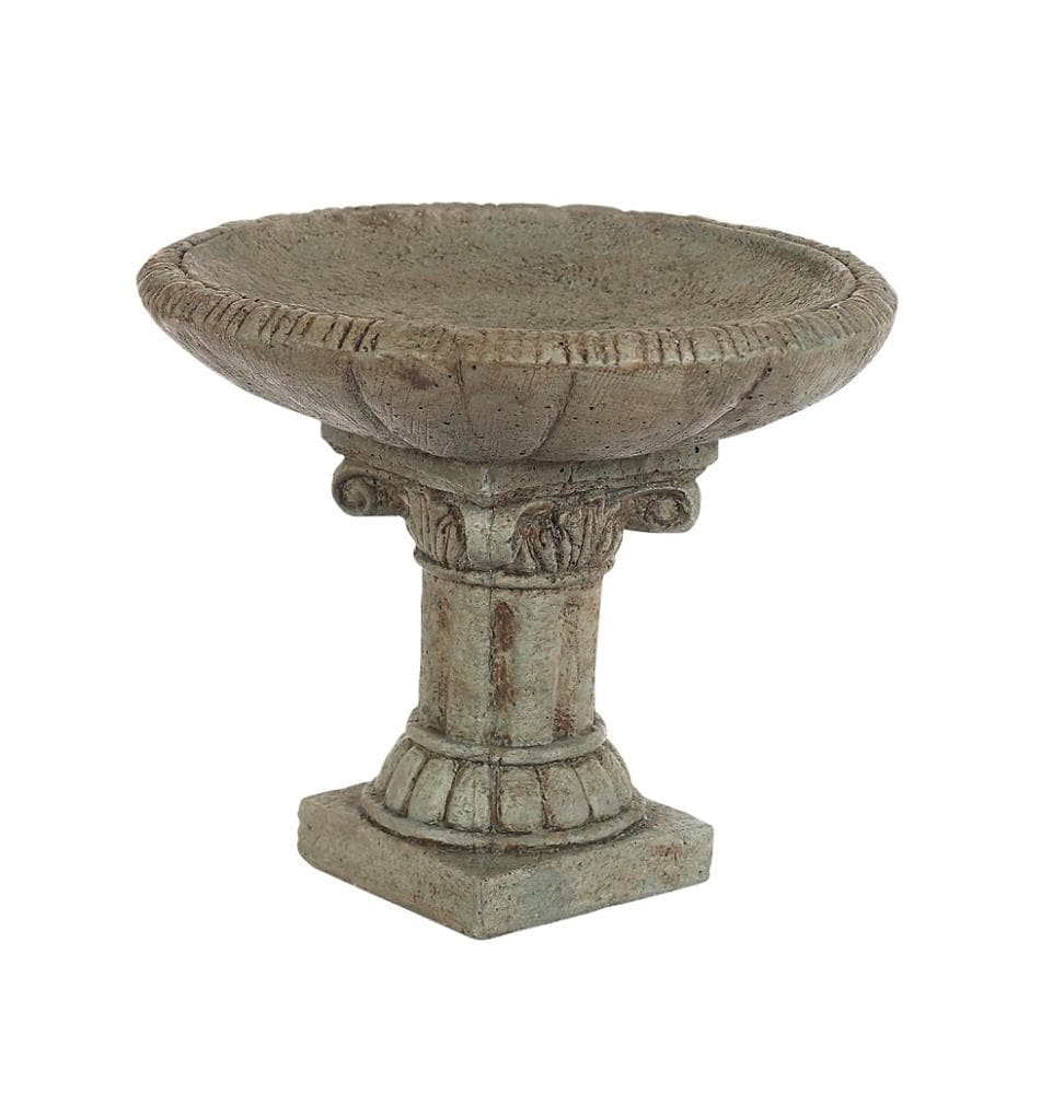  29-001113CY Urn 11.0-Inches W Small Brown Concrete Outdoor Planter